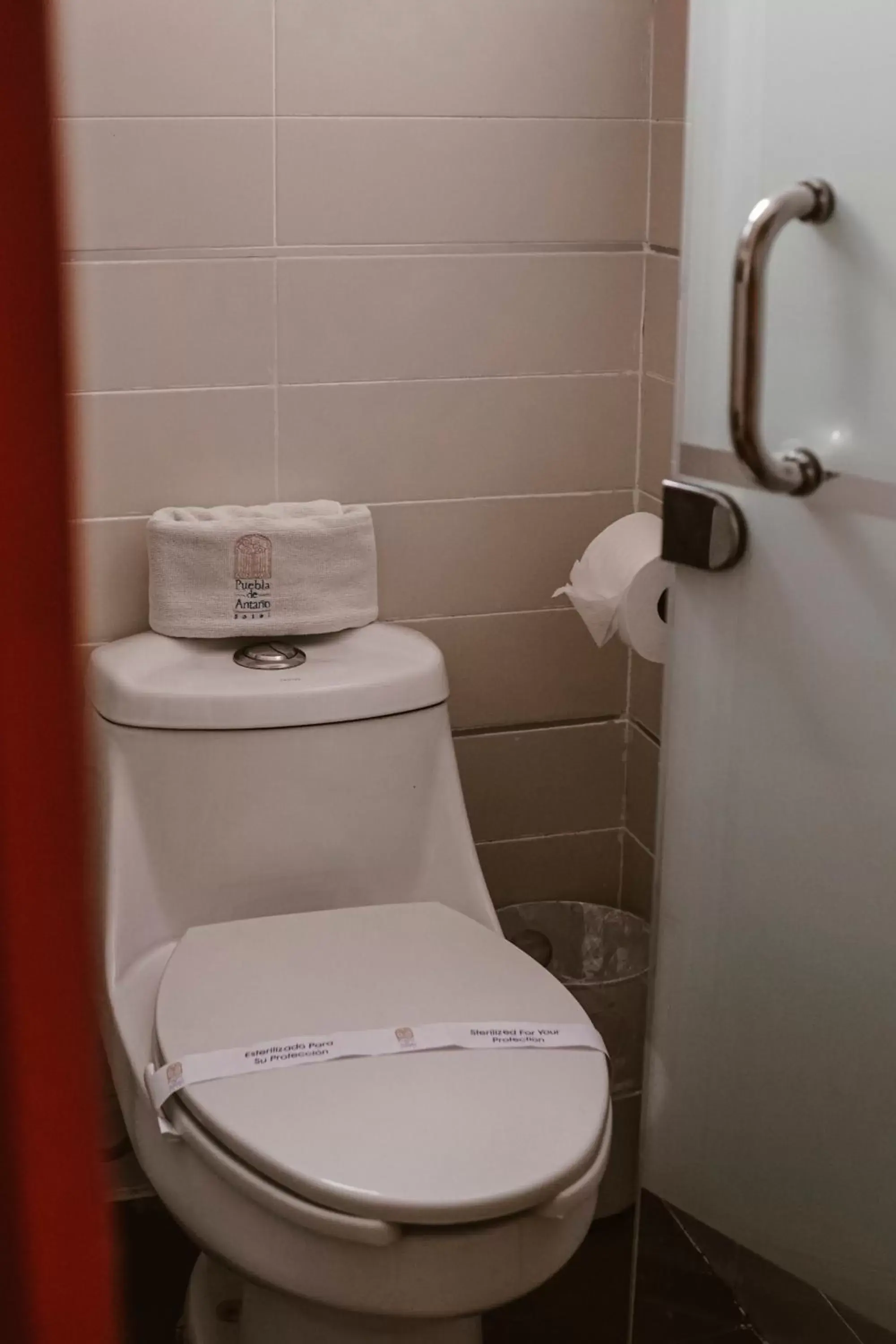 Bathroom in Hotel Puebla de Antaño