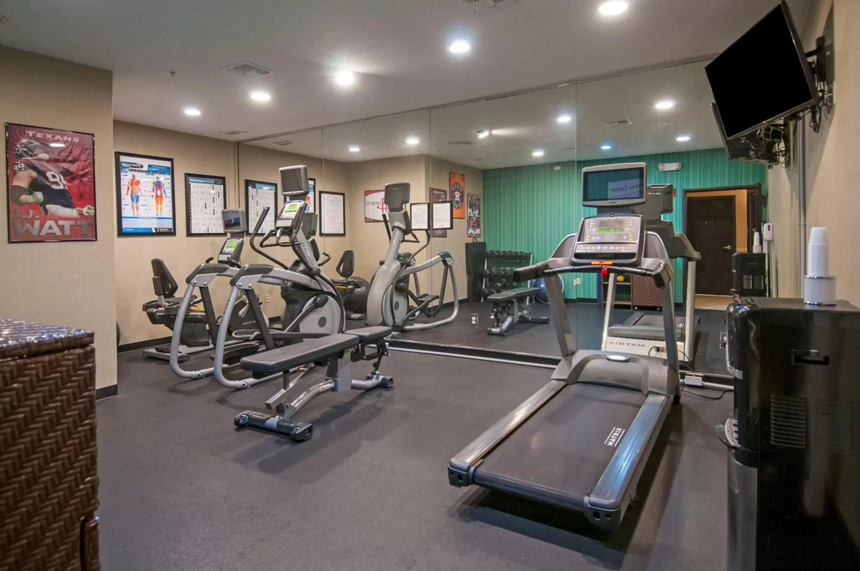 Fitness centre/facilities, Fitness Center/Facilities in Holiday Inn Express Hotel & Suites Houston North Intercontinental, an IHG Hotel