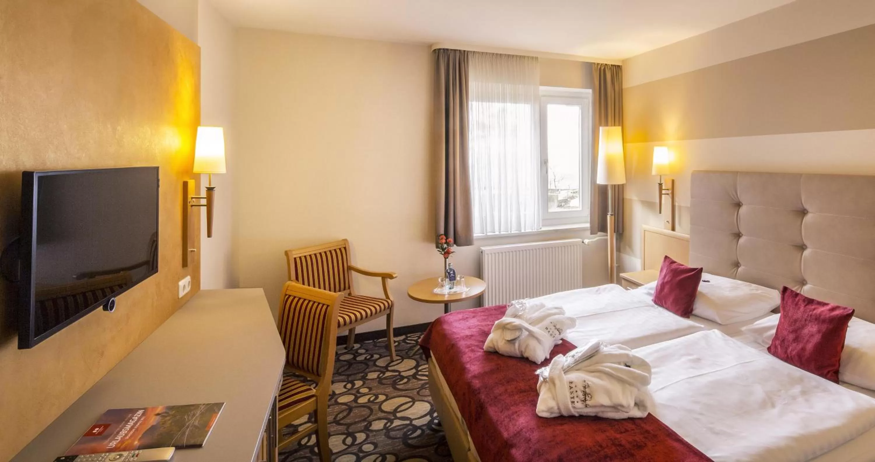 Bed in Berghotel Bastei