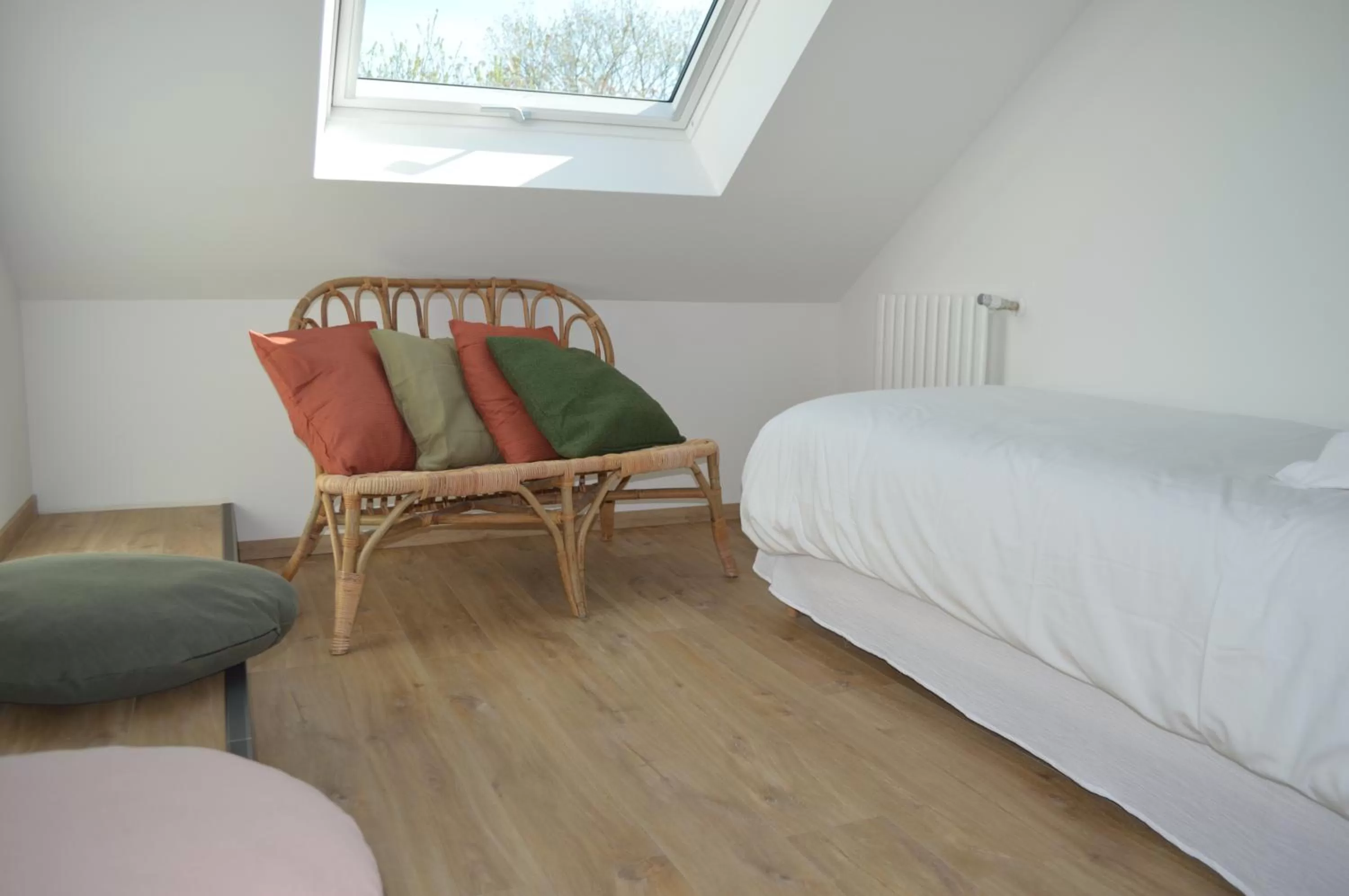 Photo of the whole room, Bed in La Passerelle