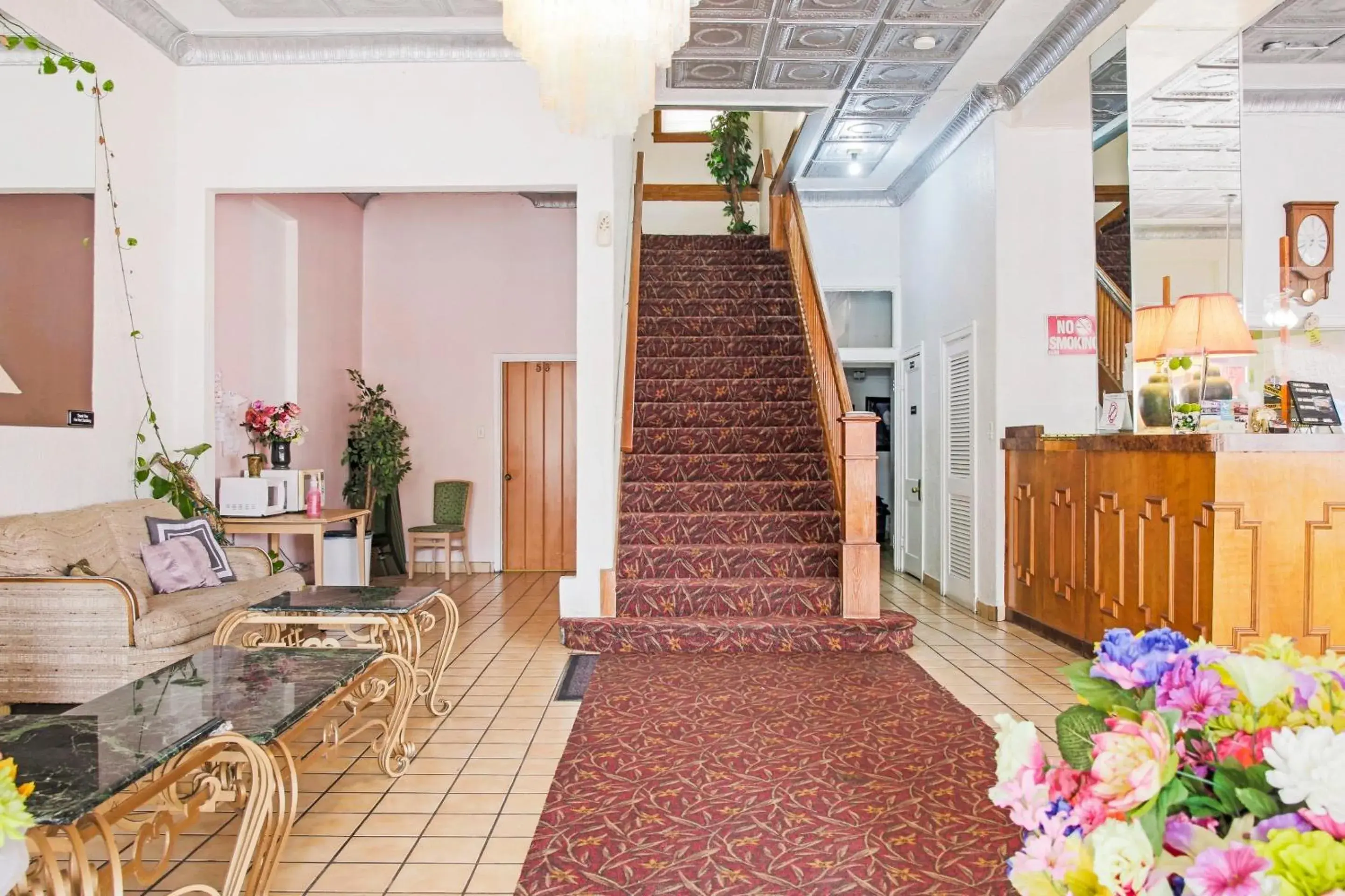 Lobby or reception, Lobby/Reception in OYO Cameron Historic Hotel Brownsville I-69E