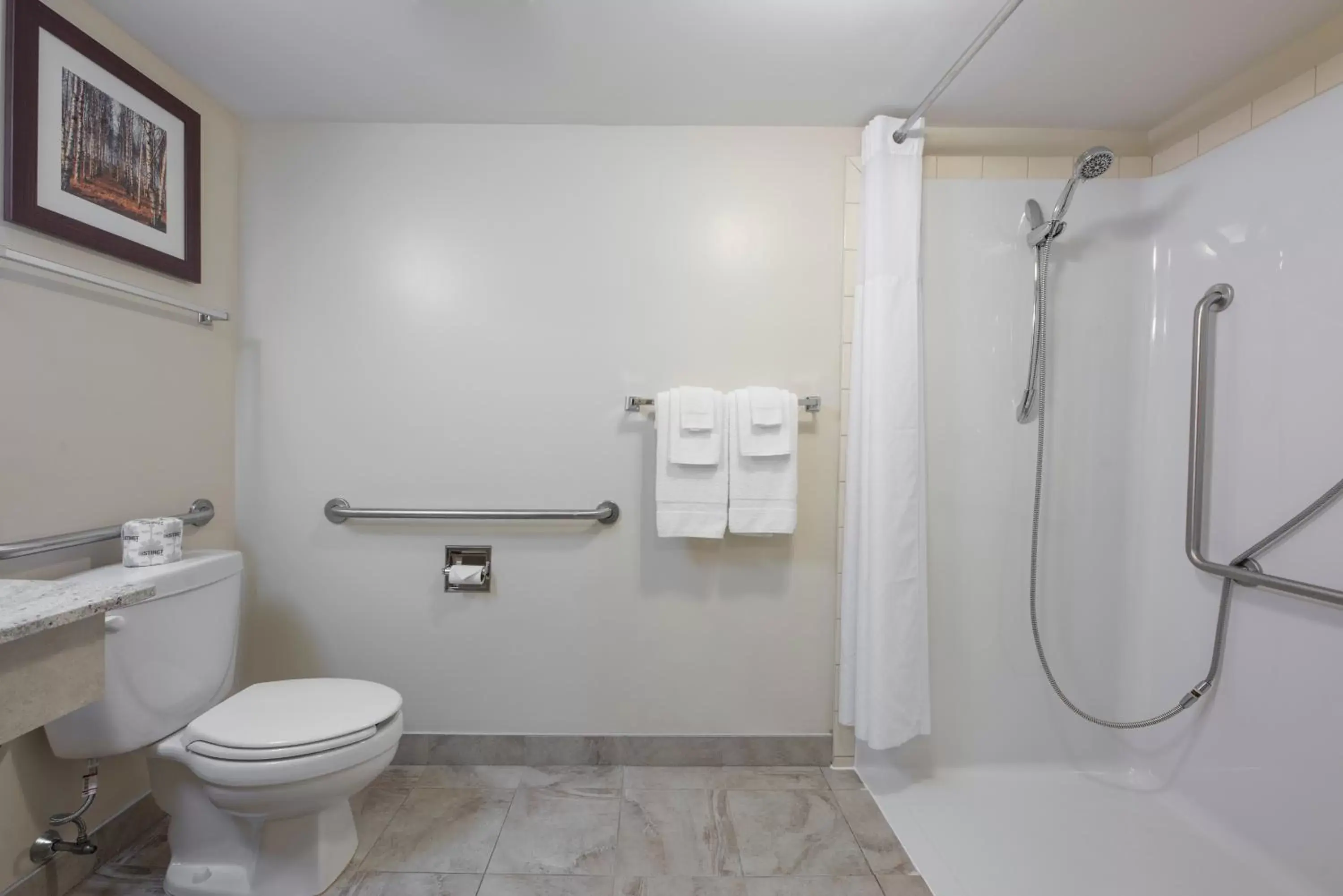 Bathroom in Quality Inn Airport Dieppe