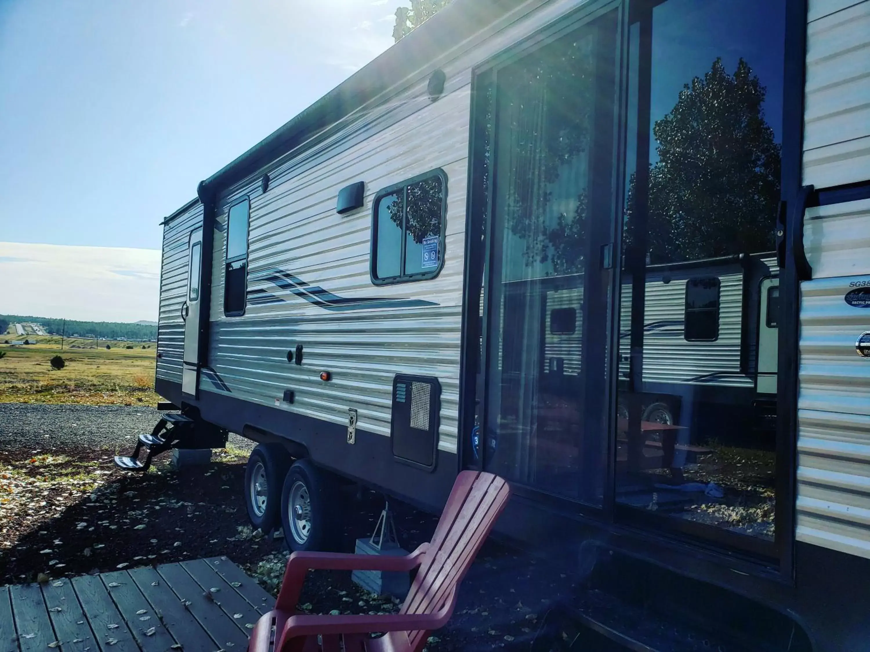 Patio, Property Building in Grand Canyon RV Glamping