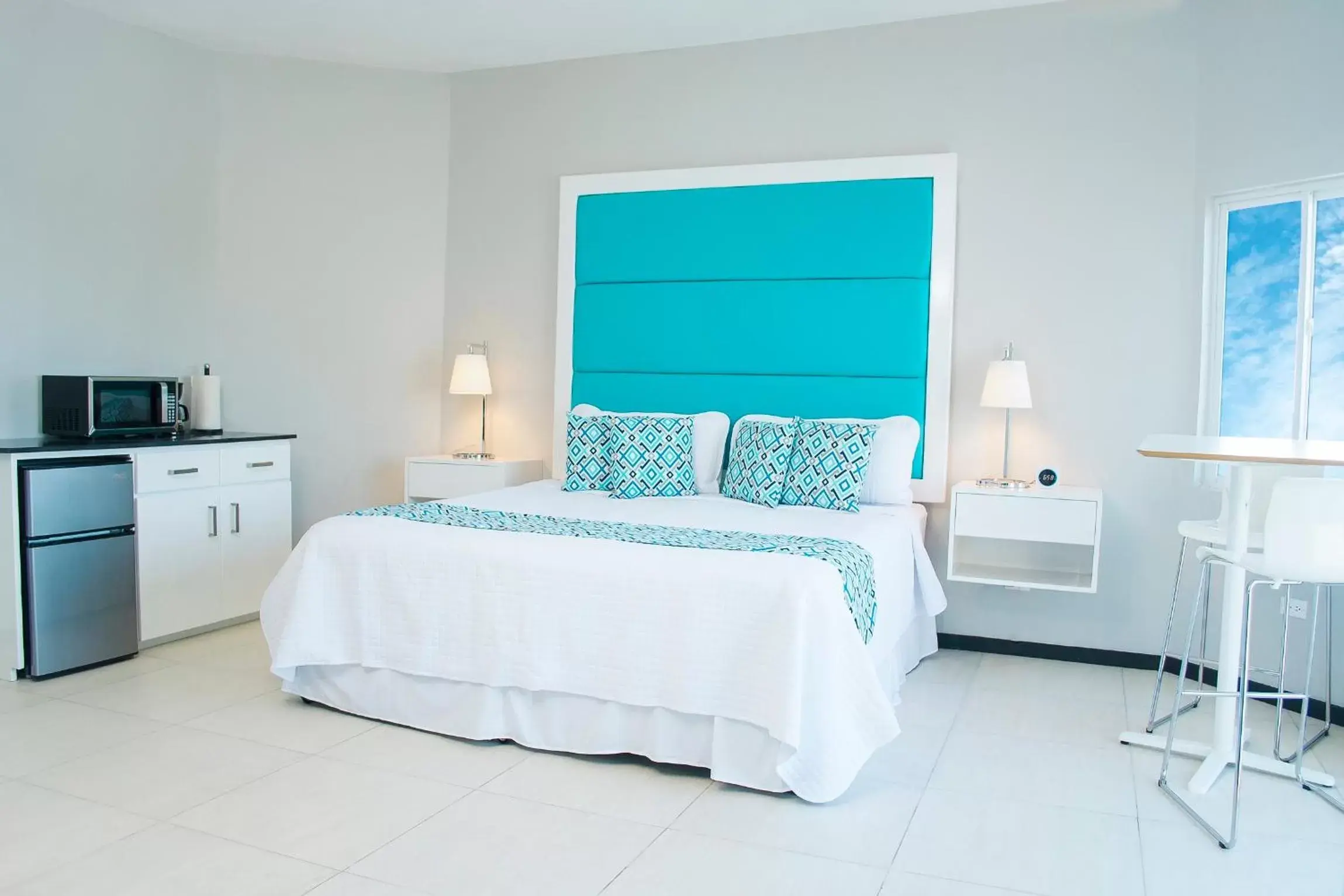 Bed in Luxe Beach Resort