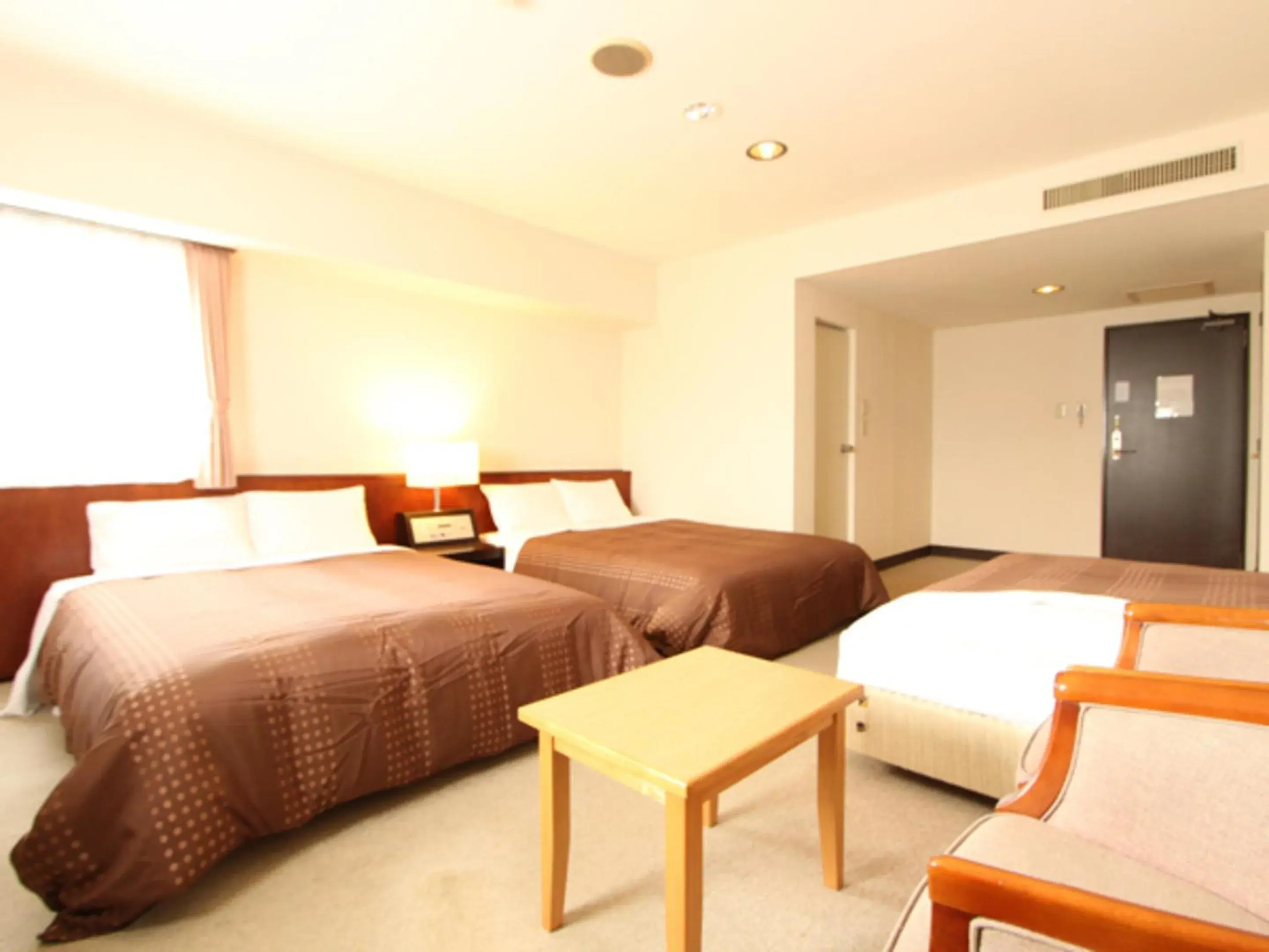 Photo of the whole room, Bed in HOTEL LiVEMAX BUDGET Chitose