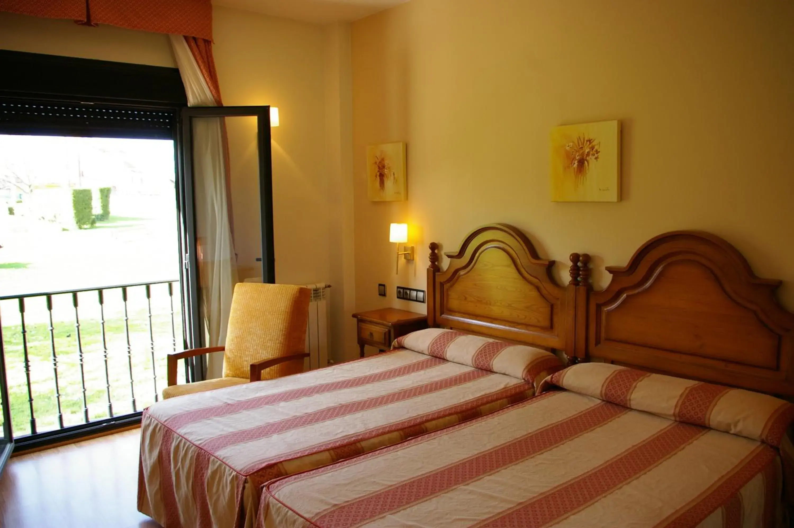 Bed in Hotel Cristina Bed in Hotel Cristina