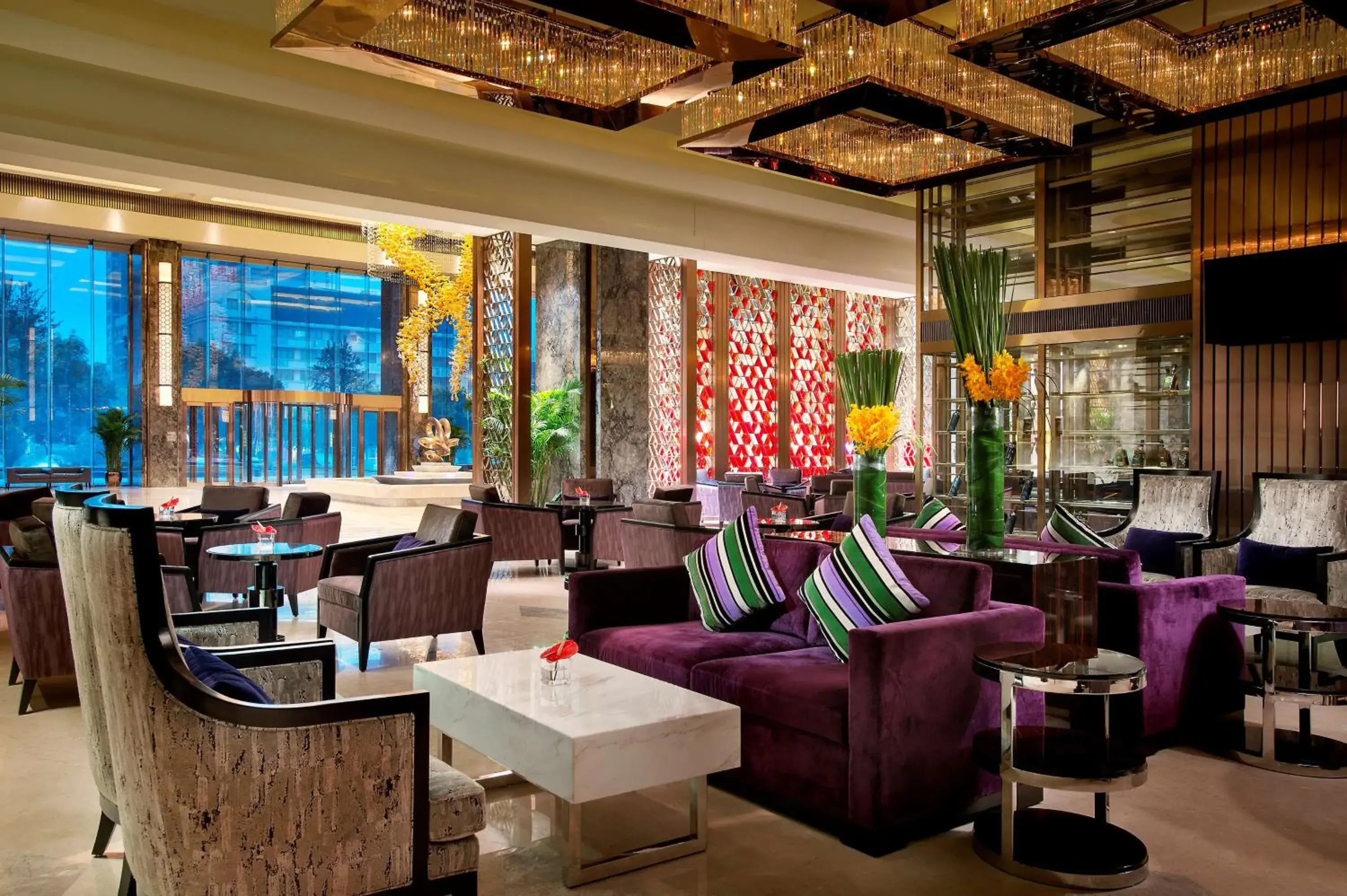 Lobby or reception, Lounge/Bar in Kempinski Hotel Changsha