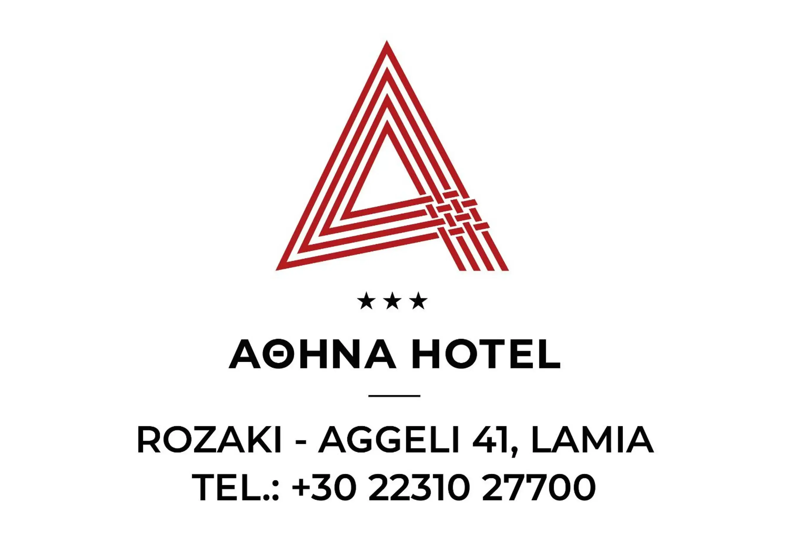 Property logo or sign in Hotel Athina