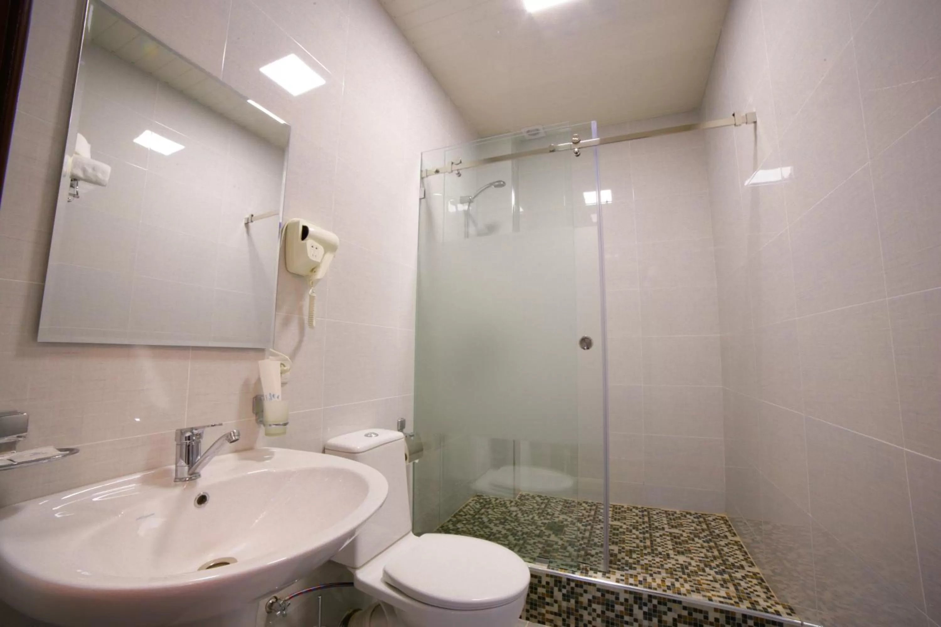 Toilet in Alliance Hotel Tashkent