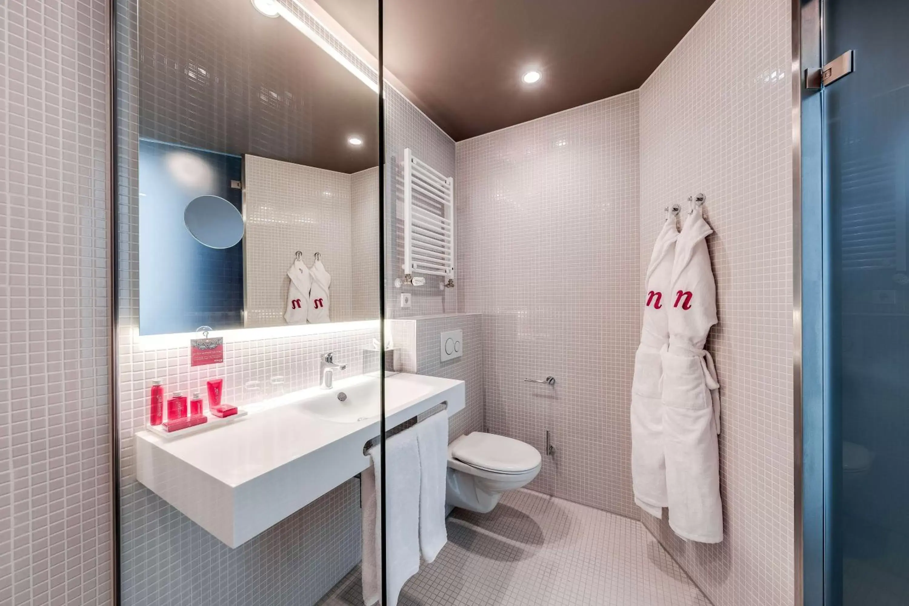 Bathroom in nhow Amsterdam Rai