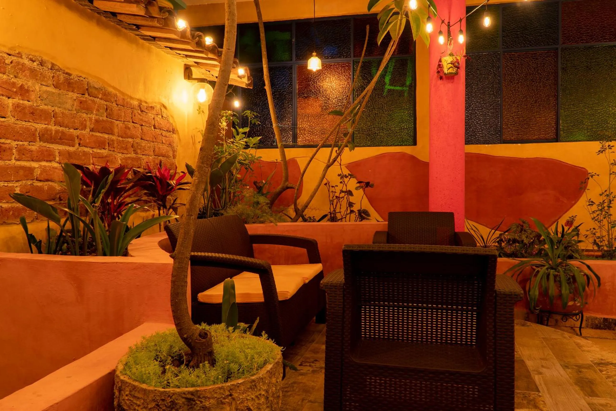 Patio in Hotel Tepeyac