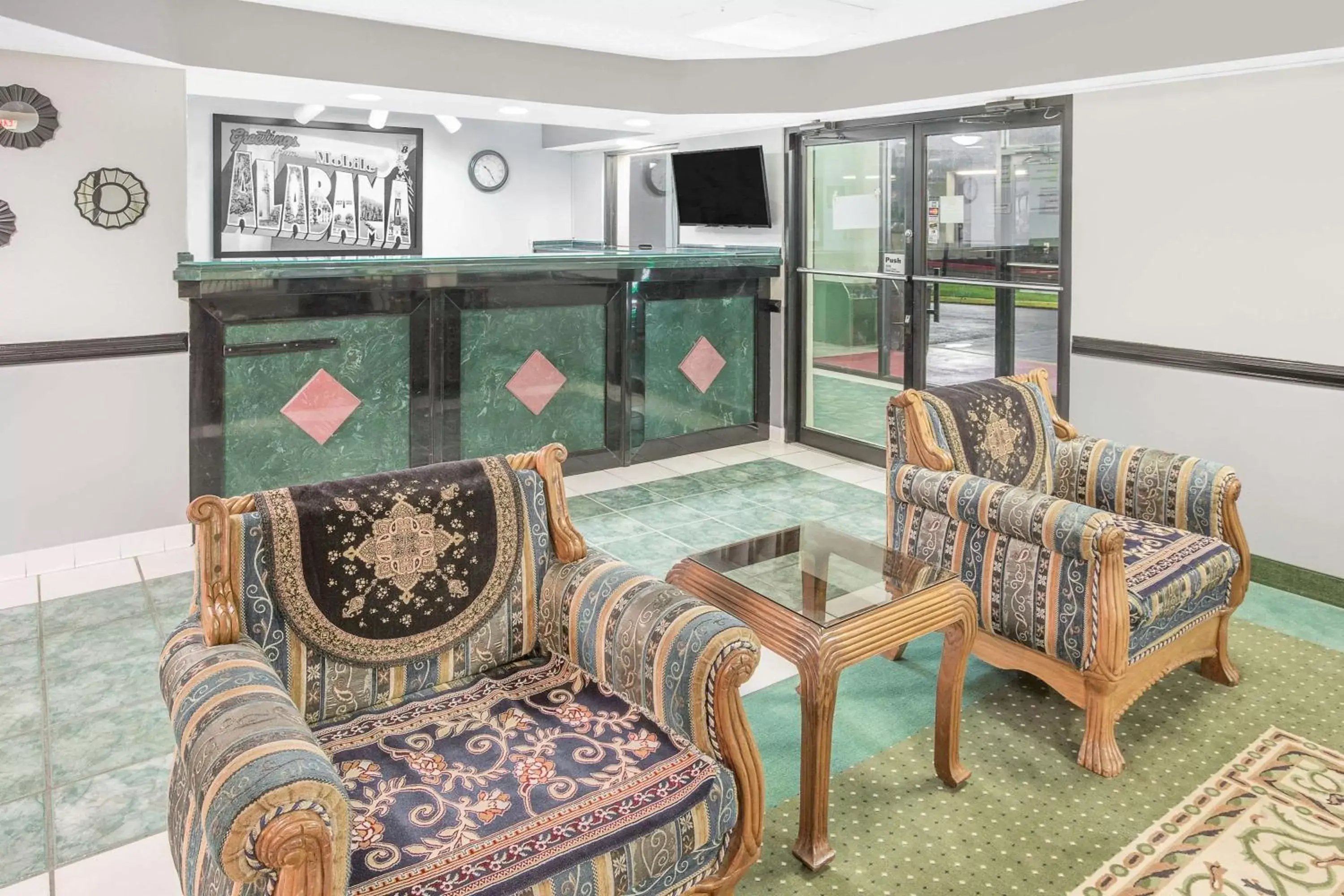 Lobby or reception in Super 8 by Wyndham Mobile Lobby or reception in Super 8 by Wyndham Mobile