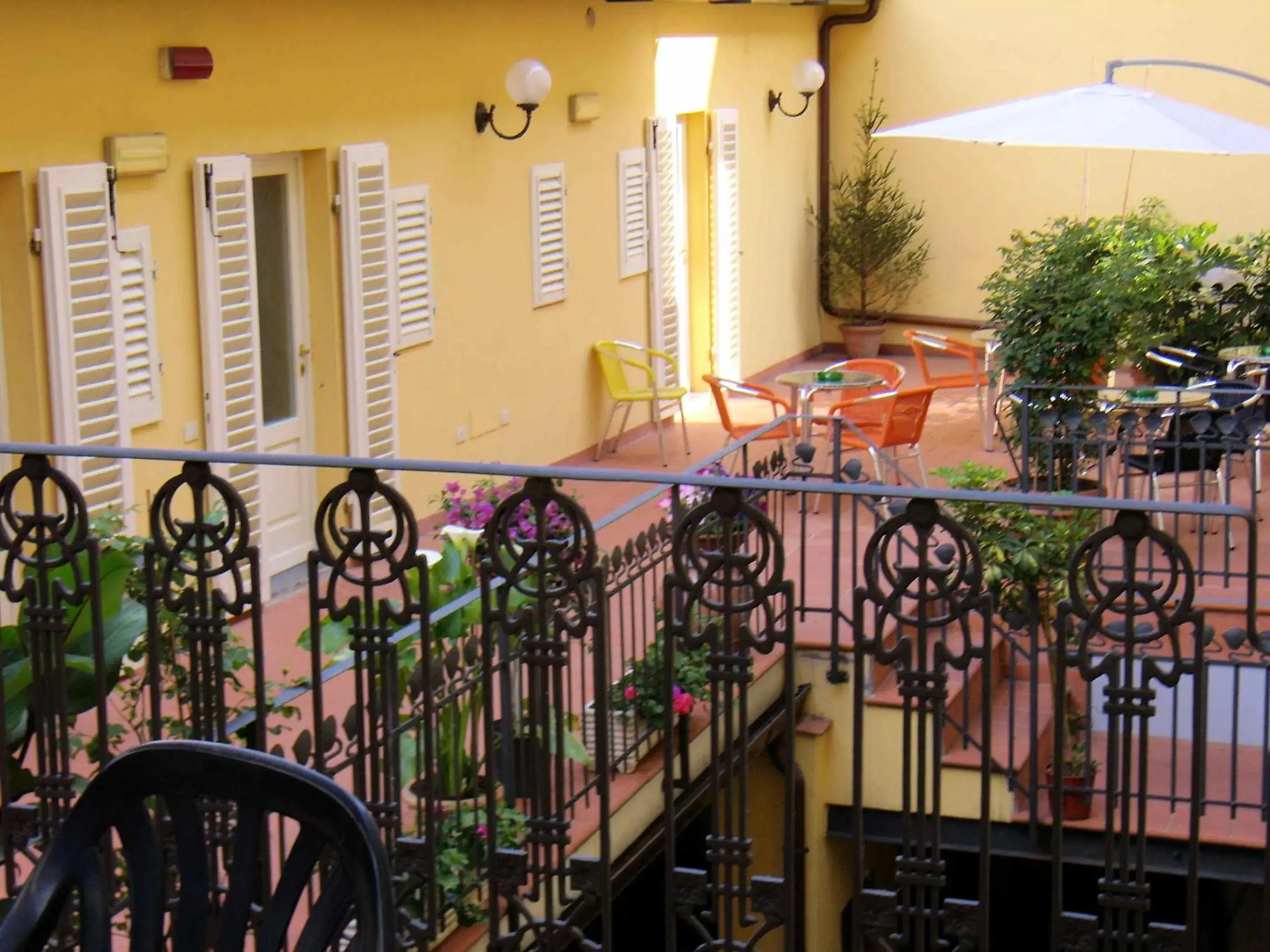 Balcony/Terrace in Hotel Savoia & Campana