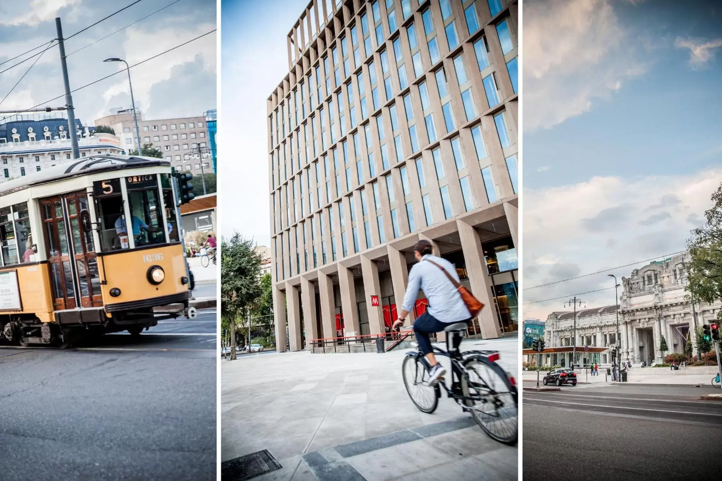 City view, Biking in Glam Milano