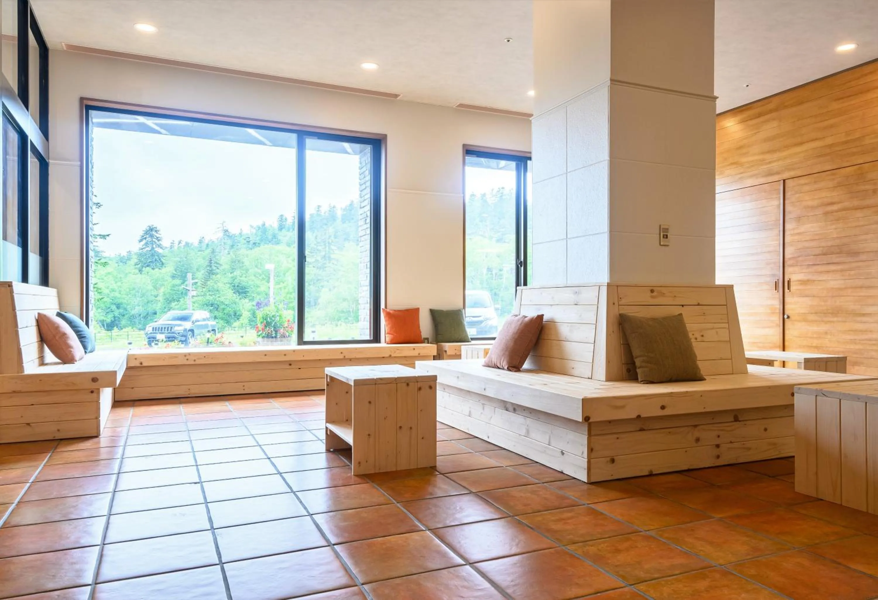 Area and facilities in Higashikawa Asahidake Onsen Hotel Bear Monte