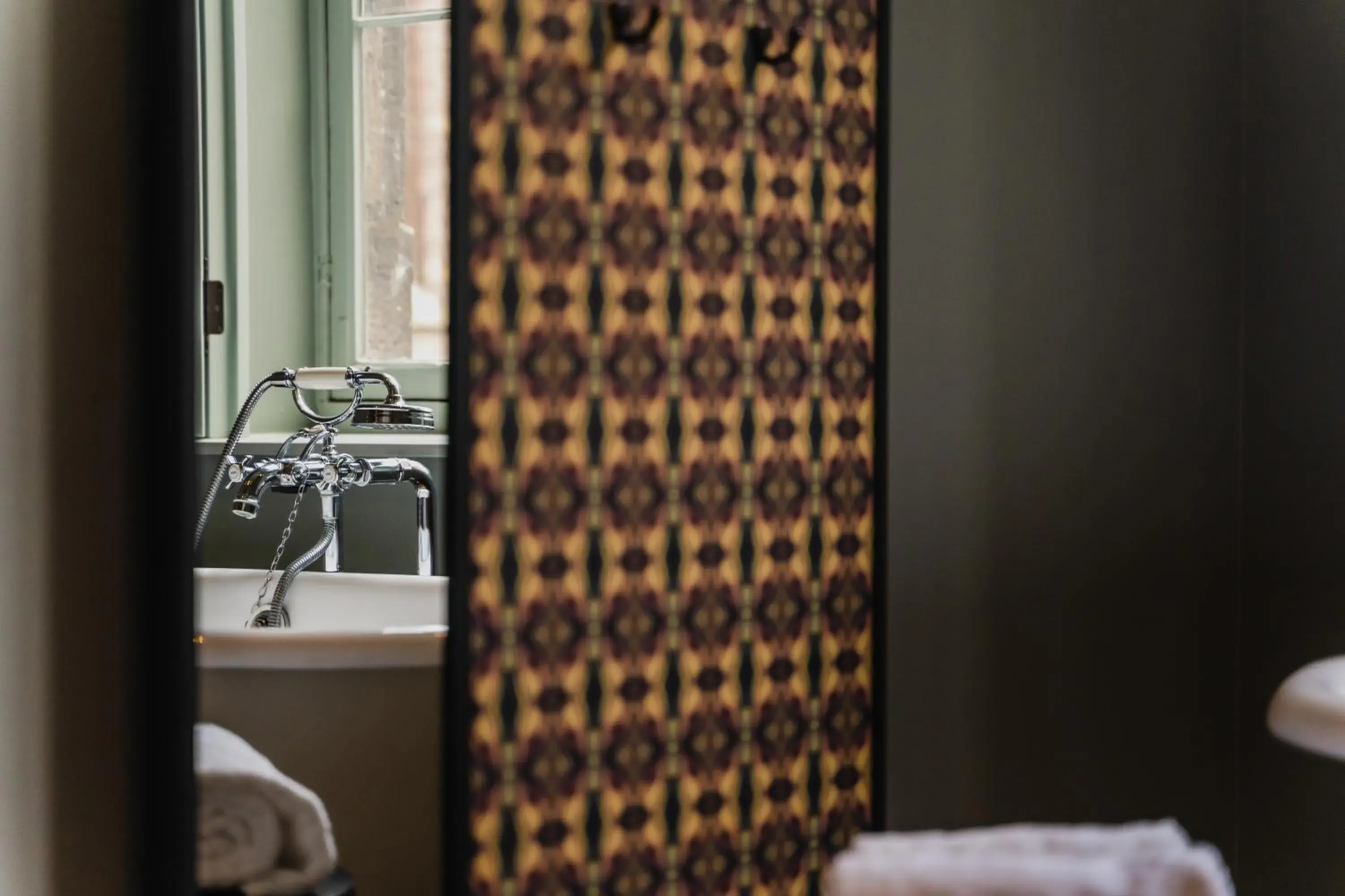 Decorative detail, Bathroom in Hotel Monastère Maastricht