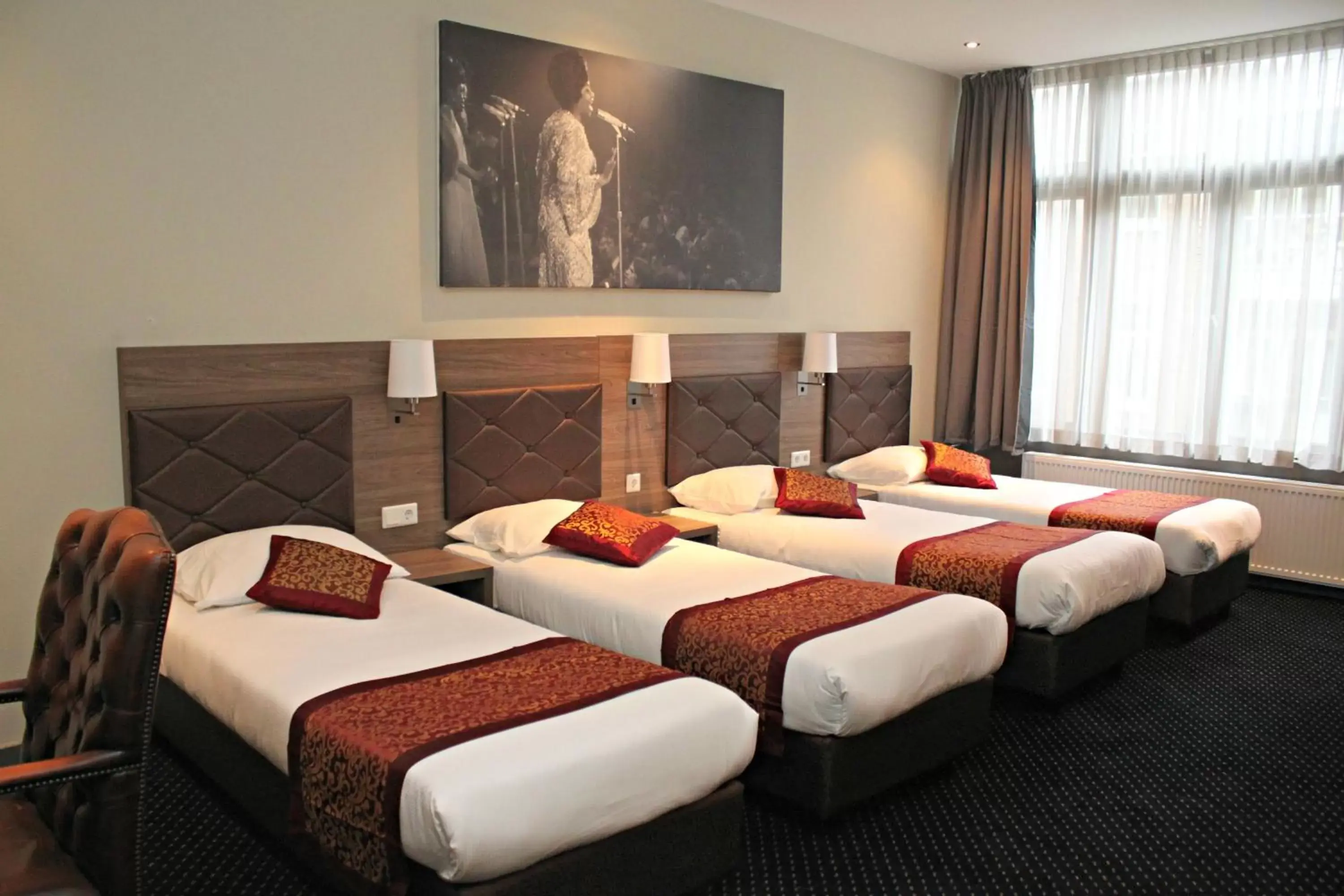Bedroom, Bed in Hotel Washington