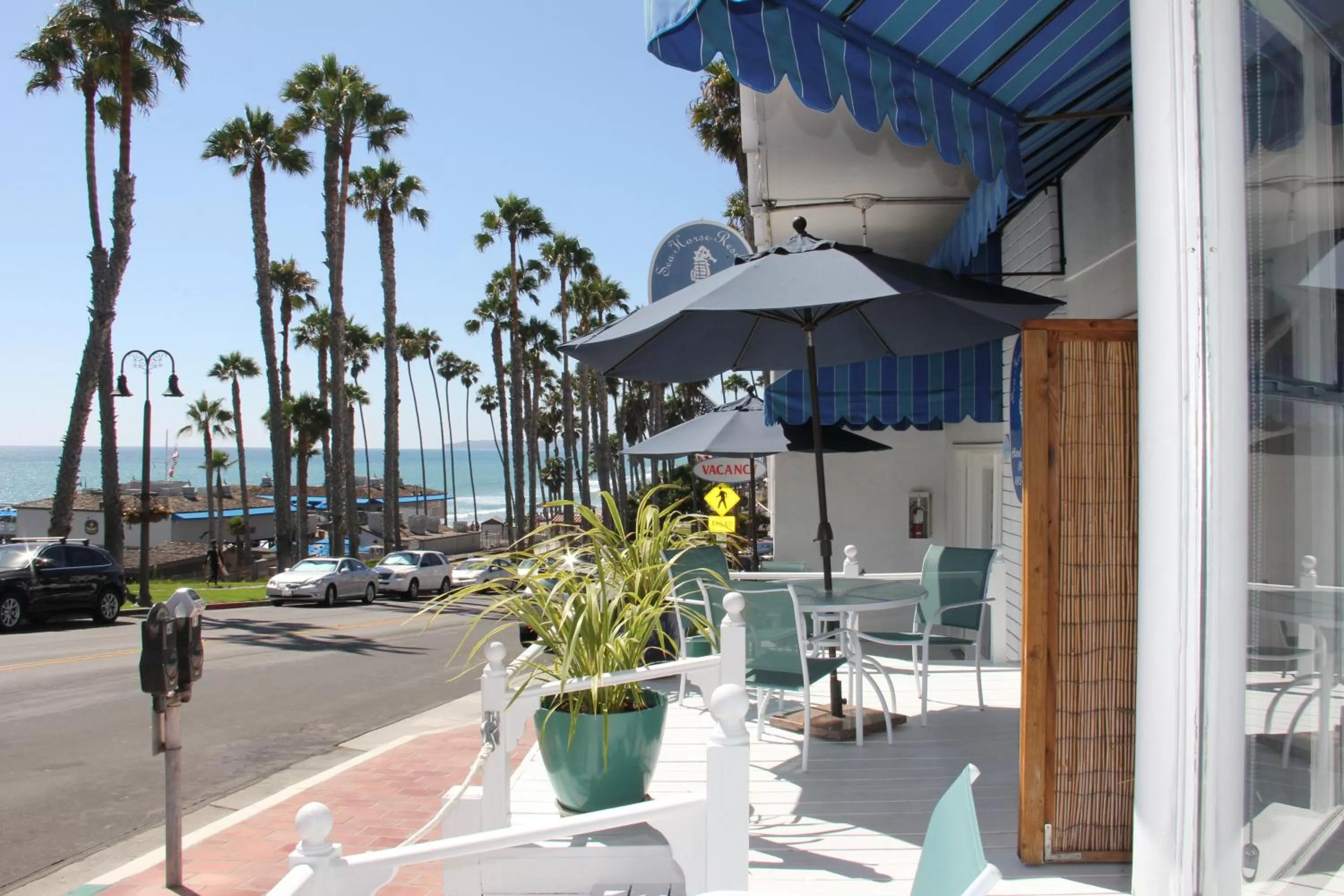 Patio in Sea Horse Resort