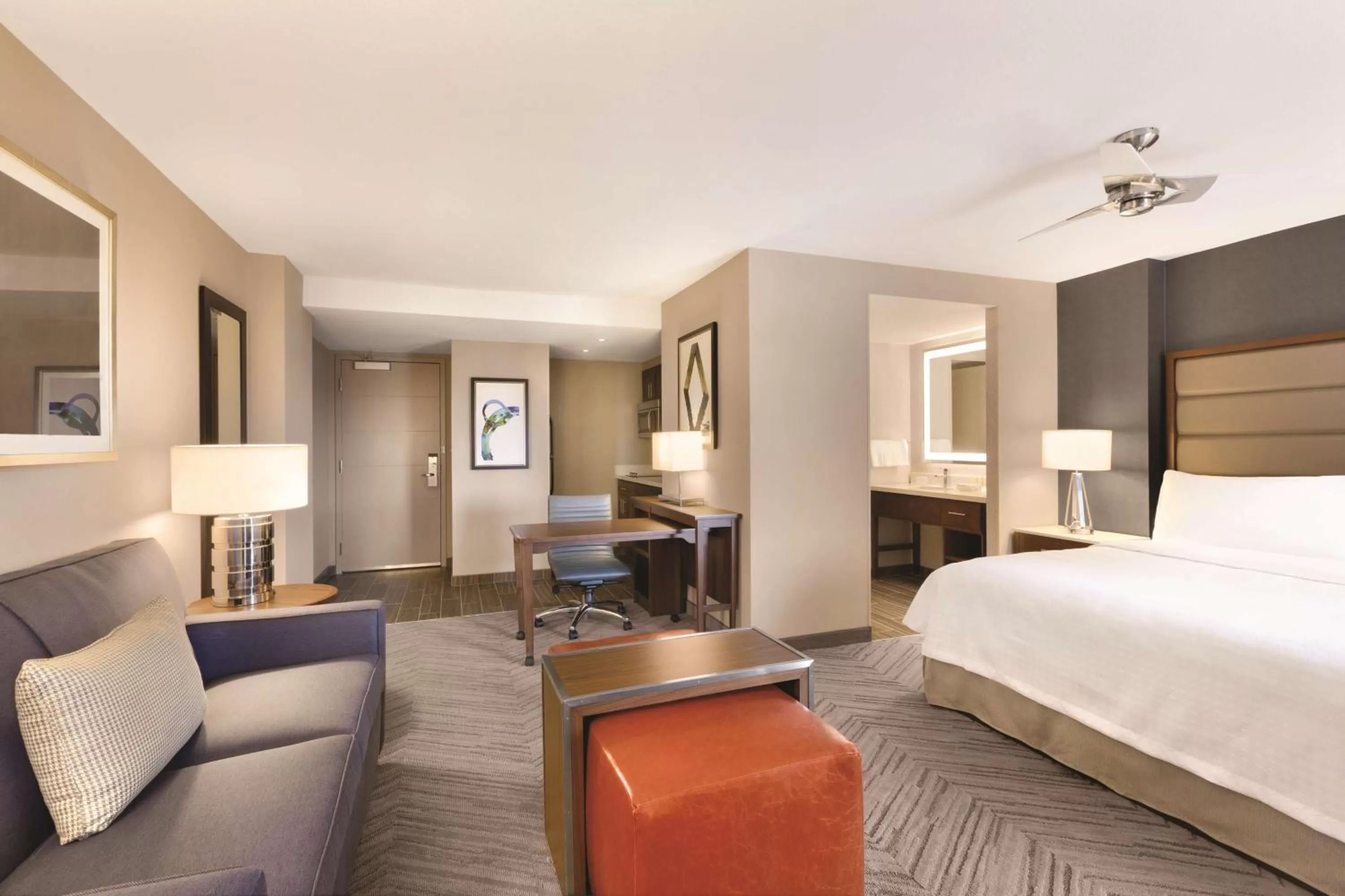 Bedroom, Bed in Homewood Suites by Hilton Washington DC Capitol-Navy Yard