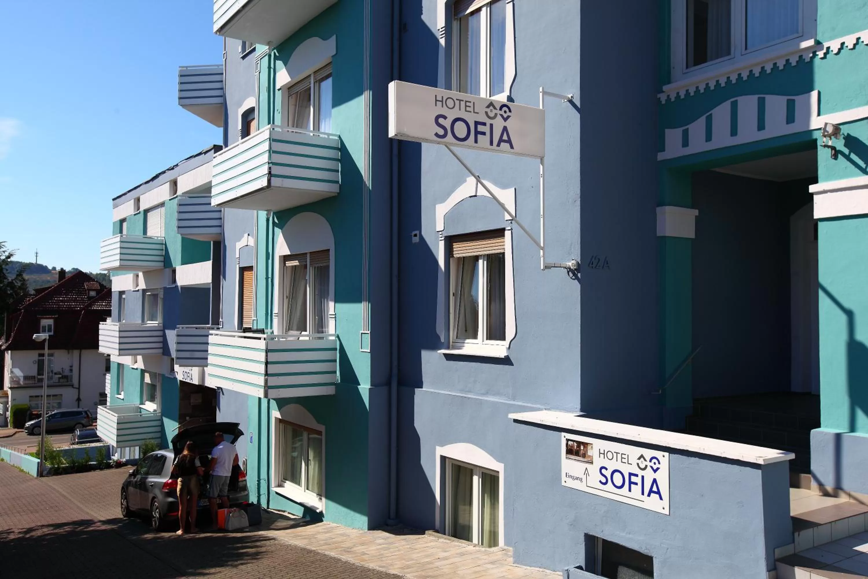 Facade/entrance in Hotel Sofia