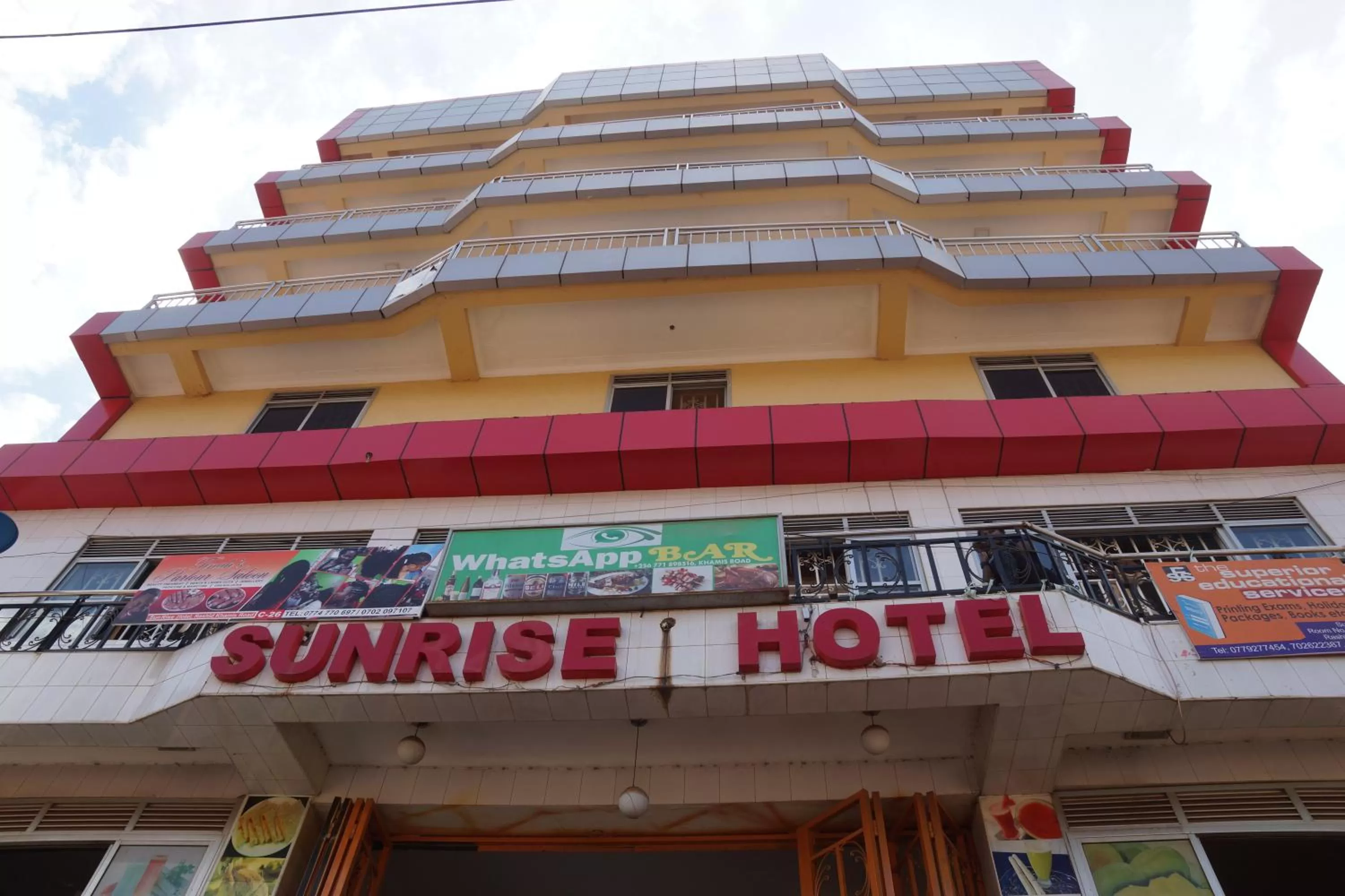 Property building in Sunrise Hotel Kampala