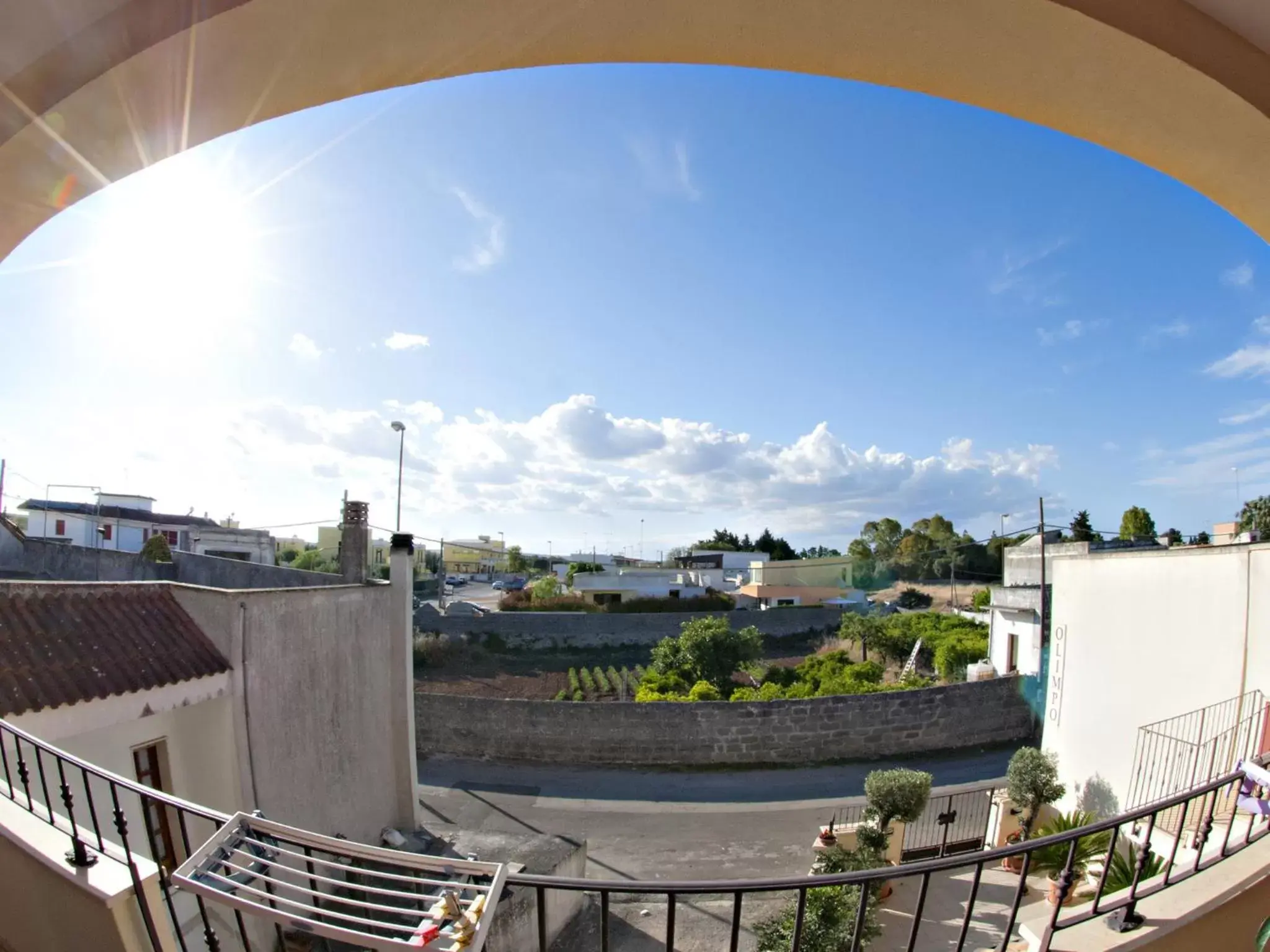 View (from property/room), Balcony/Terrace in Olimpo B&B