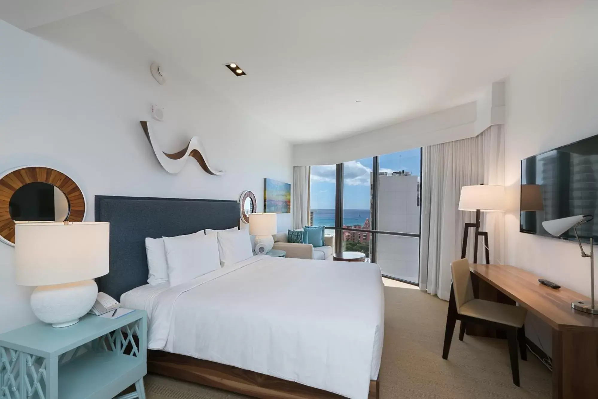 King Room with Ocean View in Hyatt Centric Waikiki Beach