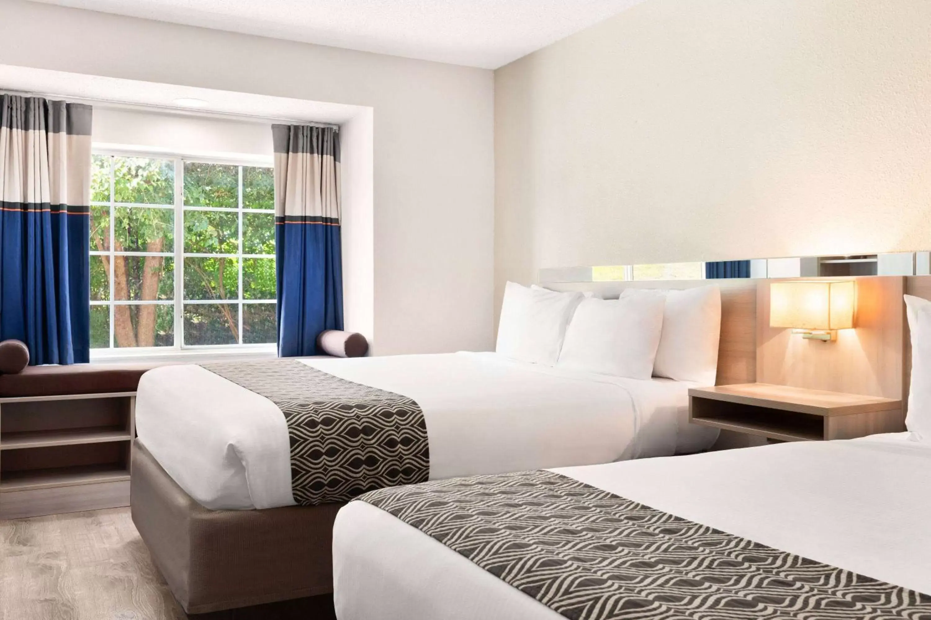 Photo of the whole room, Bed in Microtel Inn & Suites by Wyndham Florence/Cincinnati Airpo