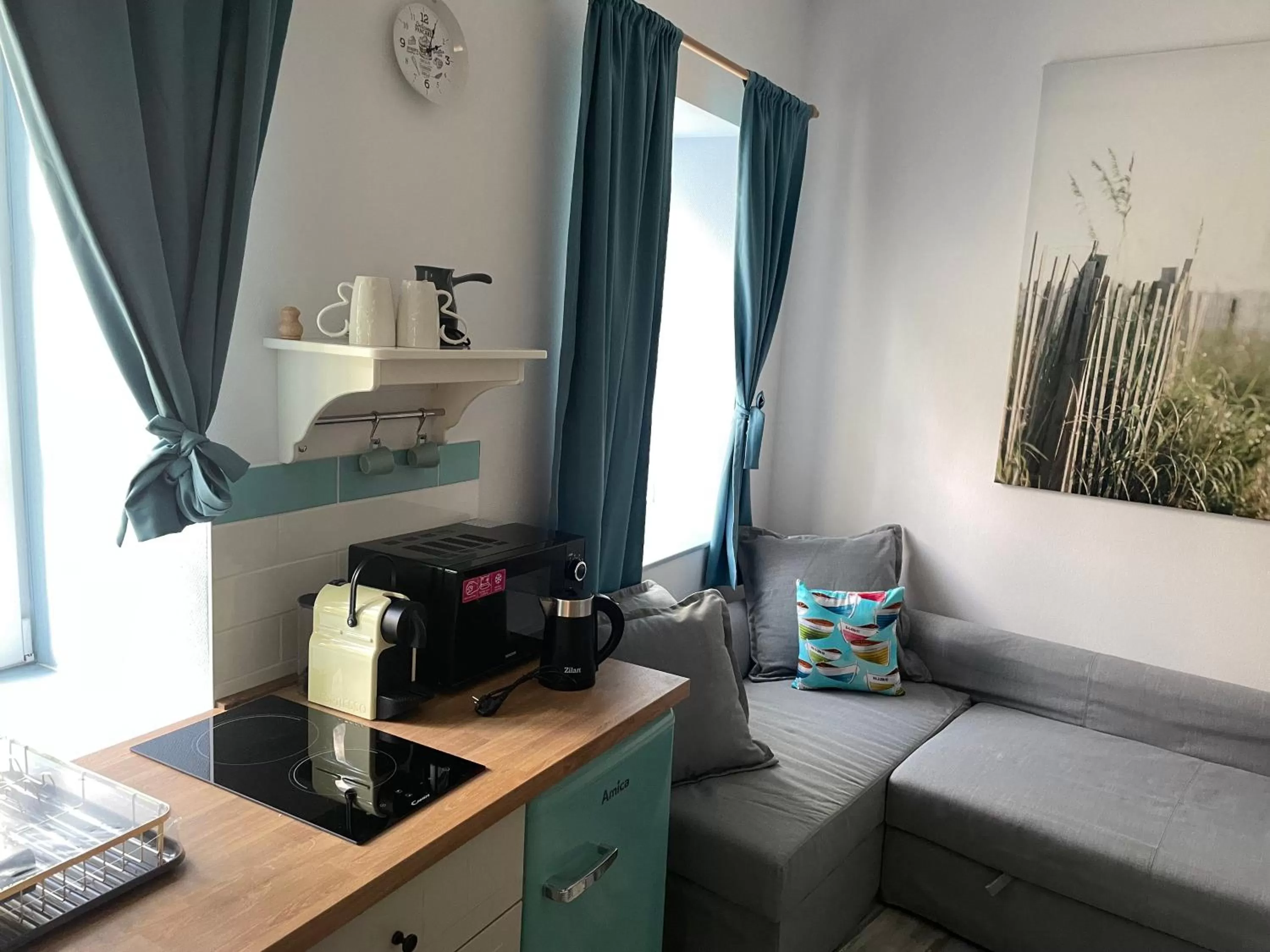 Kitchen or kitchenette in Dunakavics XIII Apartman