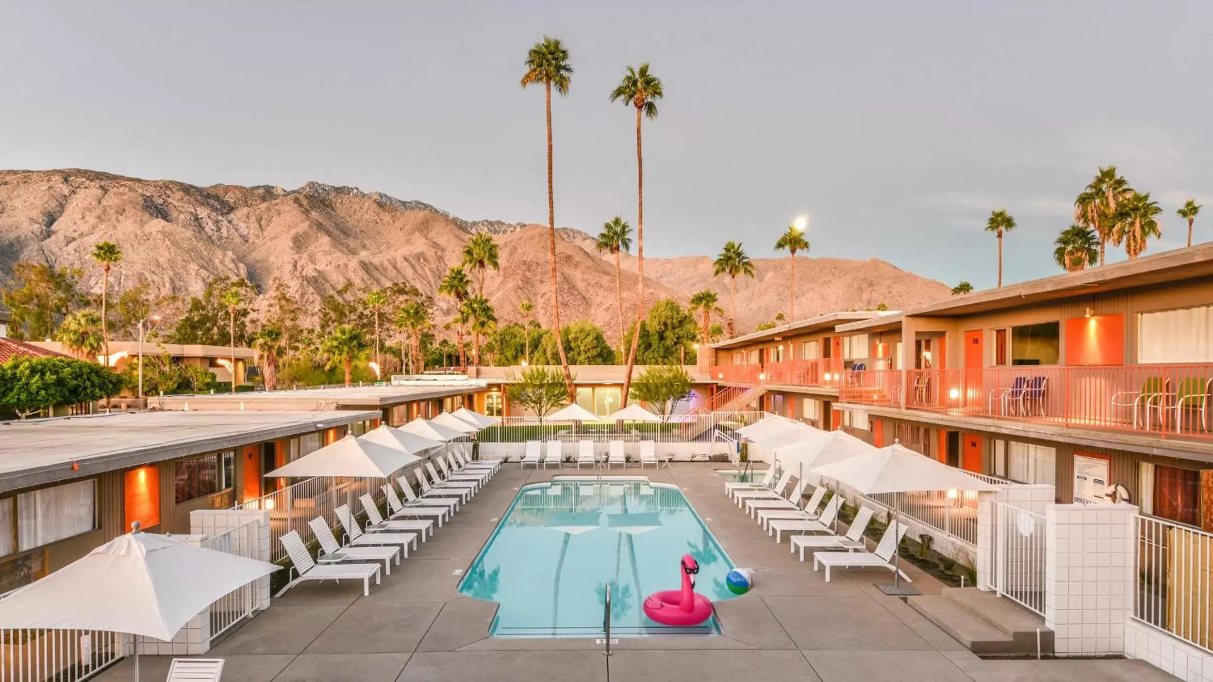 Pool view, Swimming Pool in The Skylark, a Palm Springs Hotel