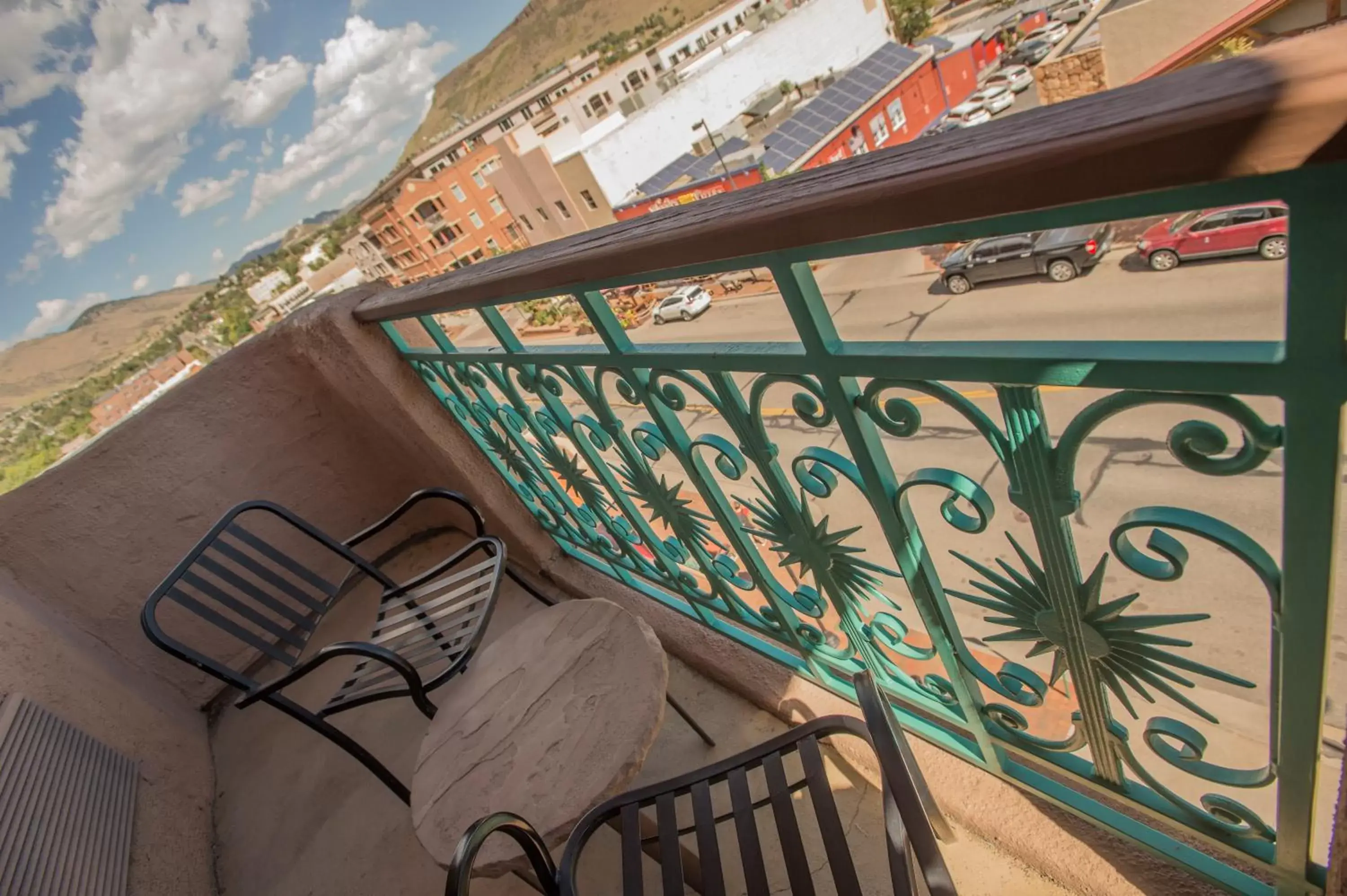 City view, Balcony/Terrace in Table Mountain Inn