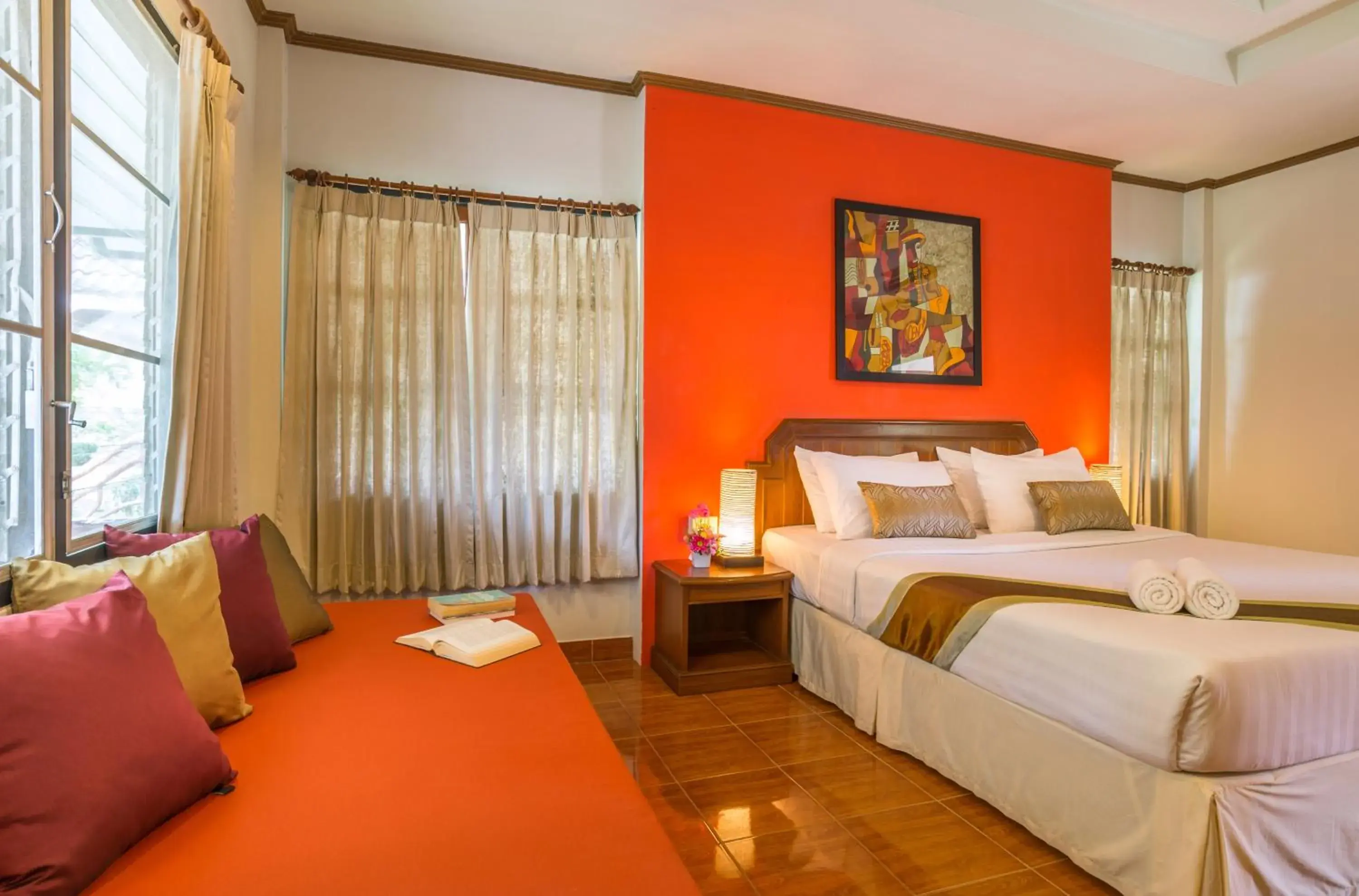 Bed in Lanta Manda Resort SHA Plus