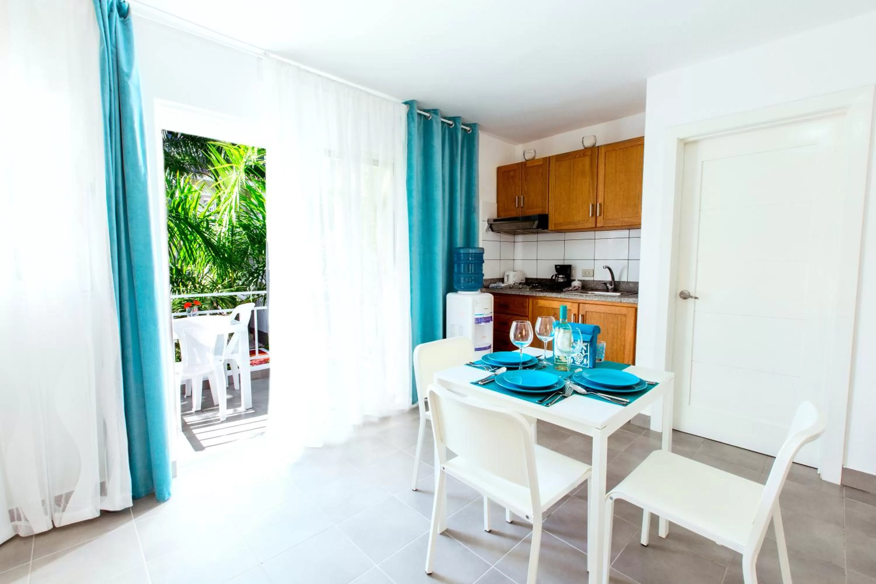 Logo/Certificate/Sign, Kitchen/Kitchenette in TROPICANA SUITES DELUXE BEACH CLUB and POOL - playa LOS CORALES