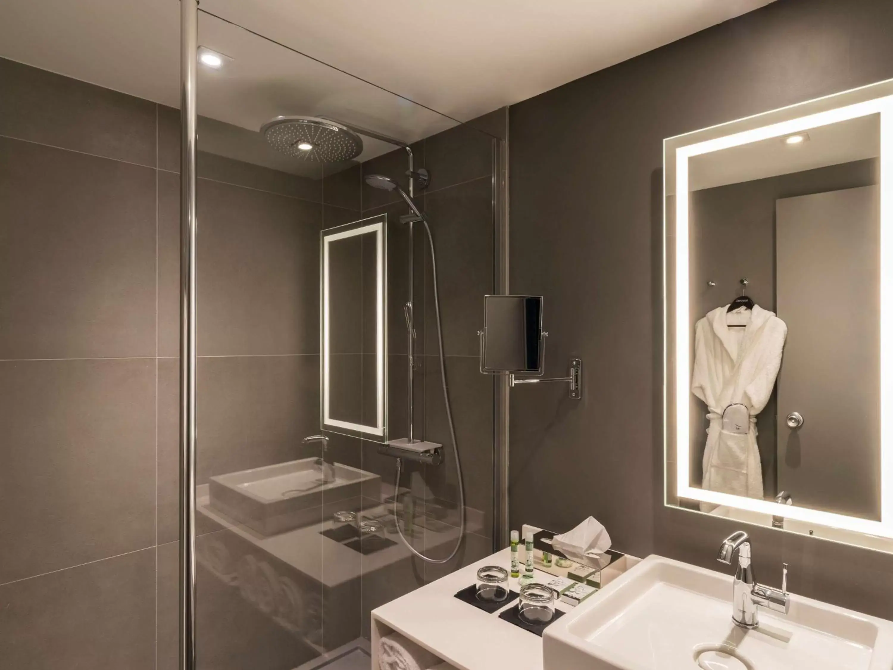 Photo of the whole room, Bathroom in Novotel Lyon Bron Eurexpo