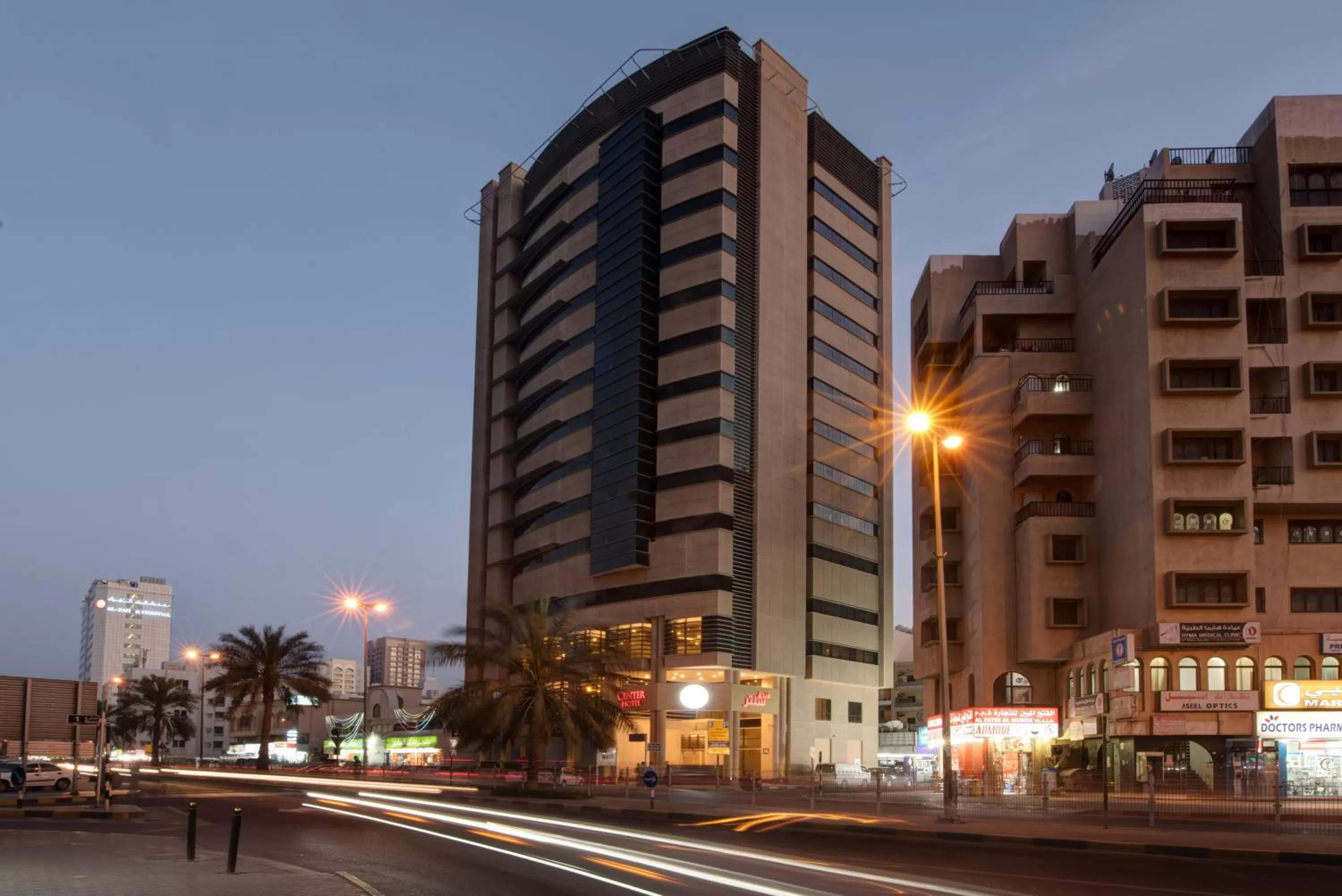 Property building in Center Hotel Sharjah