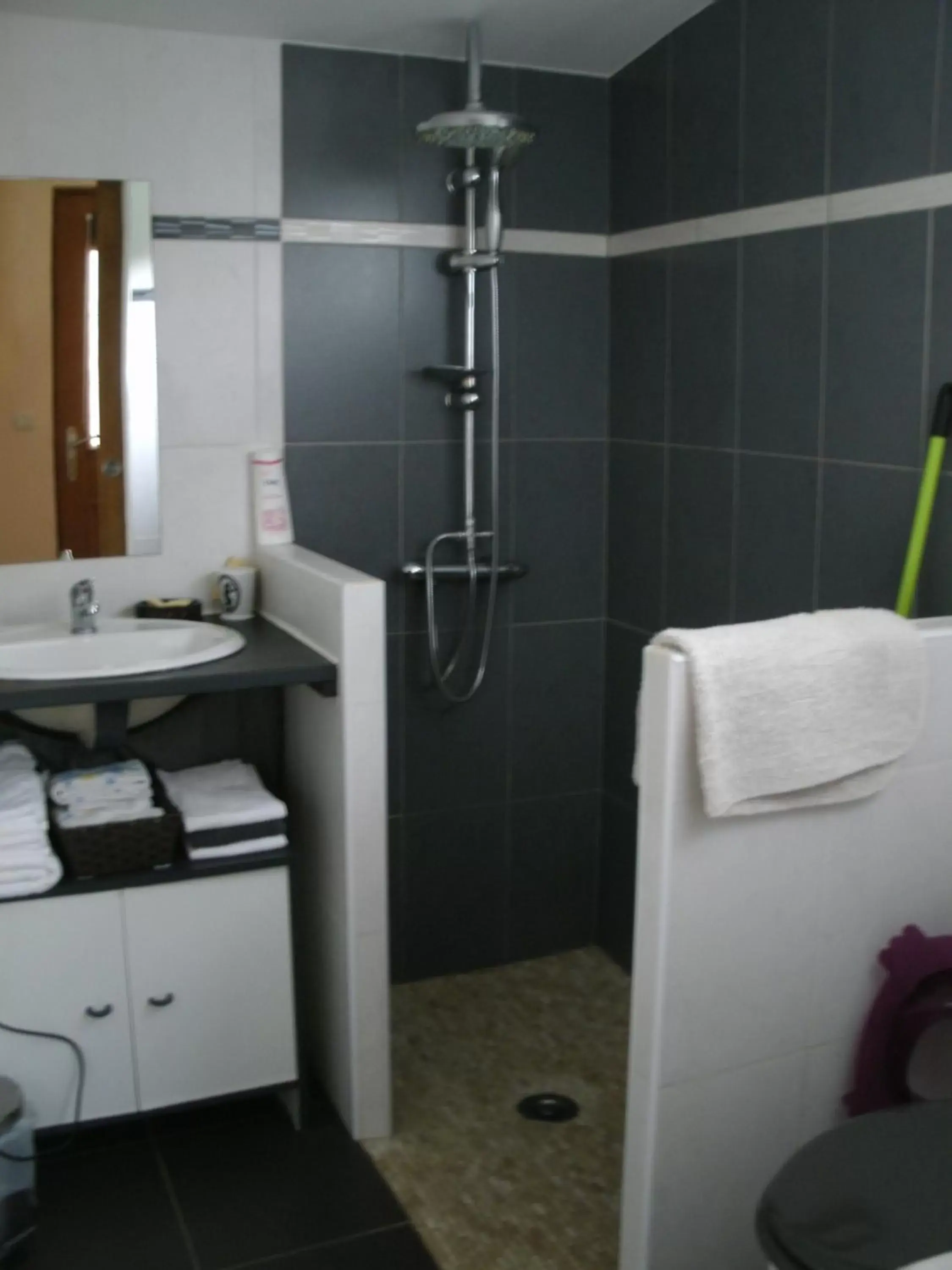 Shower, Bathroom in Chambres d'hotes du Moulin