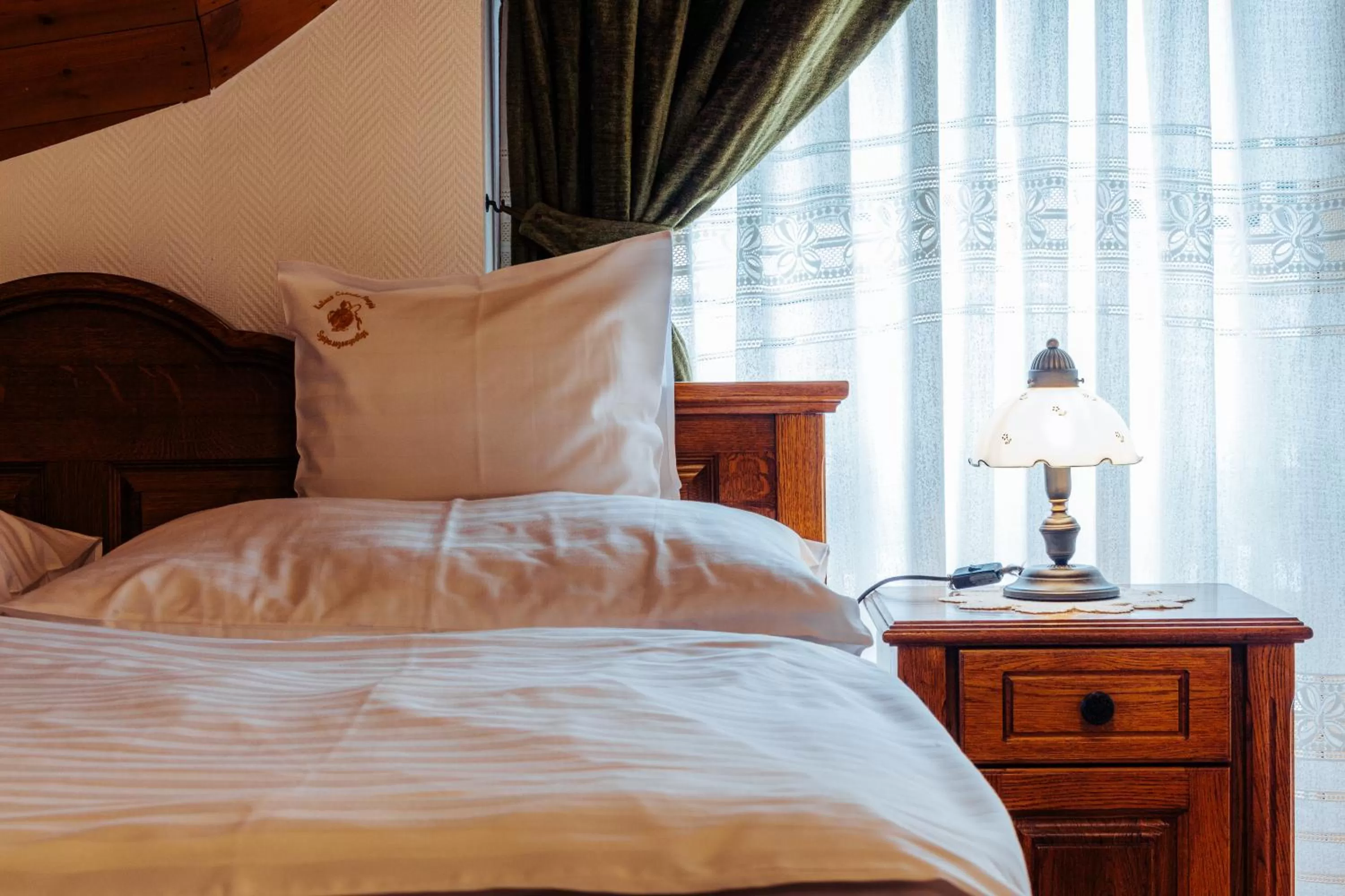 Bed in Kulacs Csarda Panzio