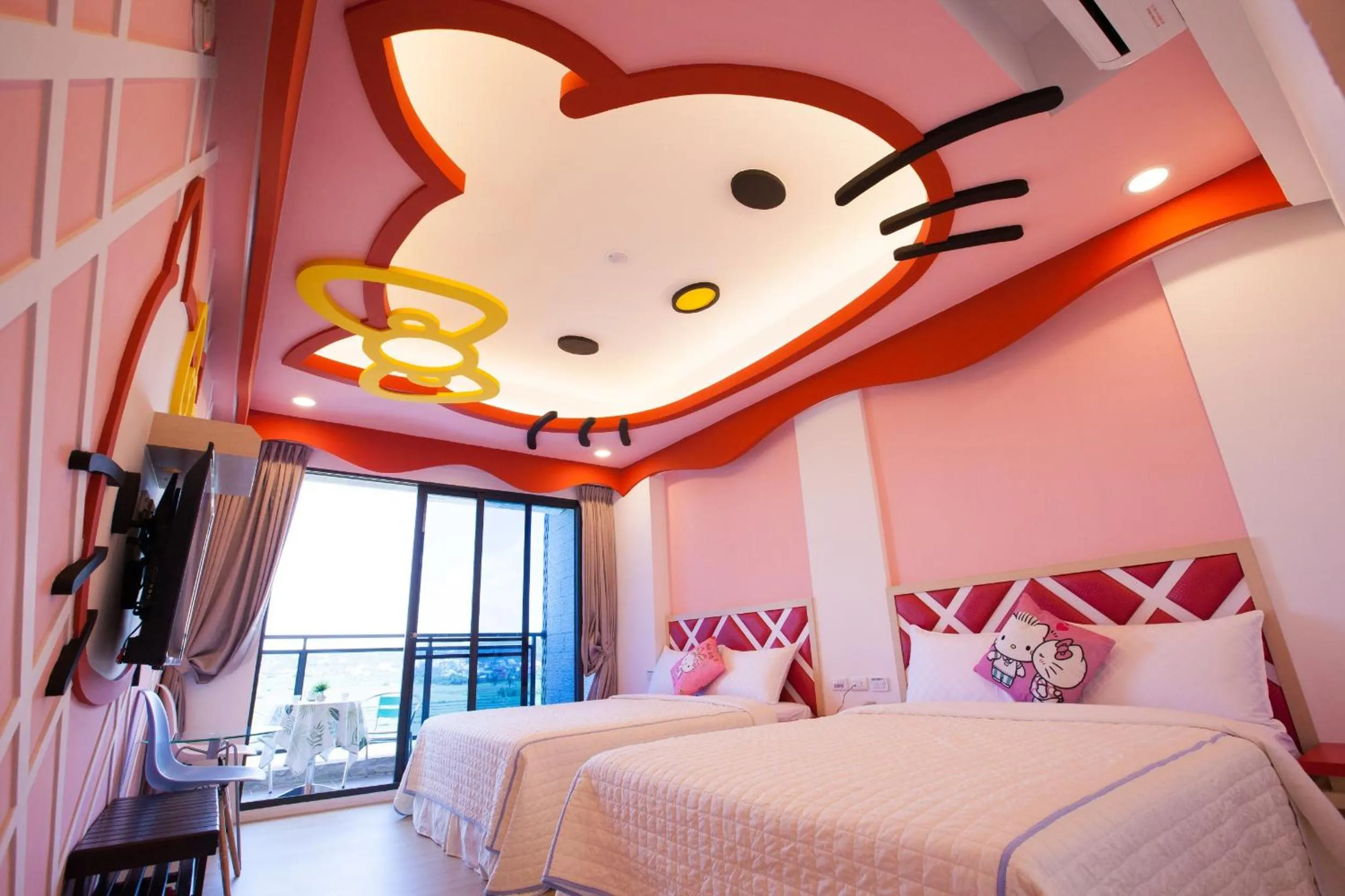 Photo of the whole room, Bed in Song Ping Resort松平渡假會館