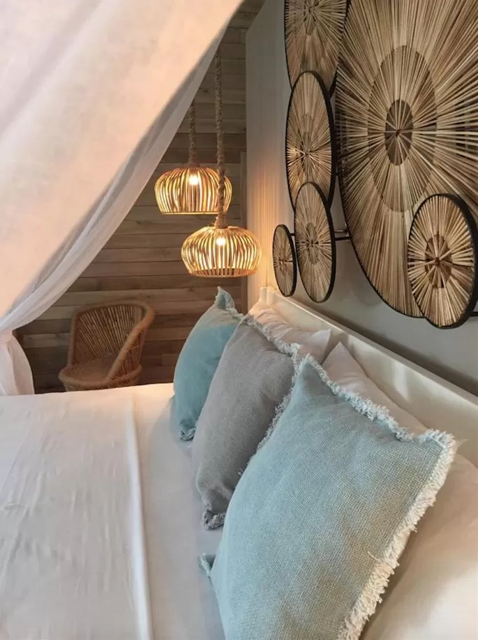 Bed in Mahona Boutique Hotel