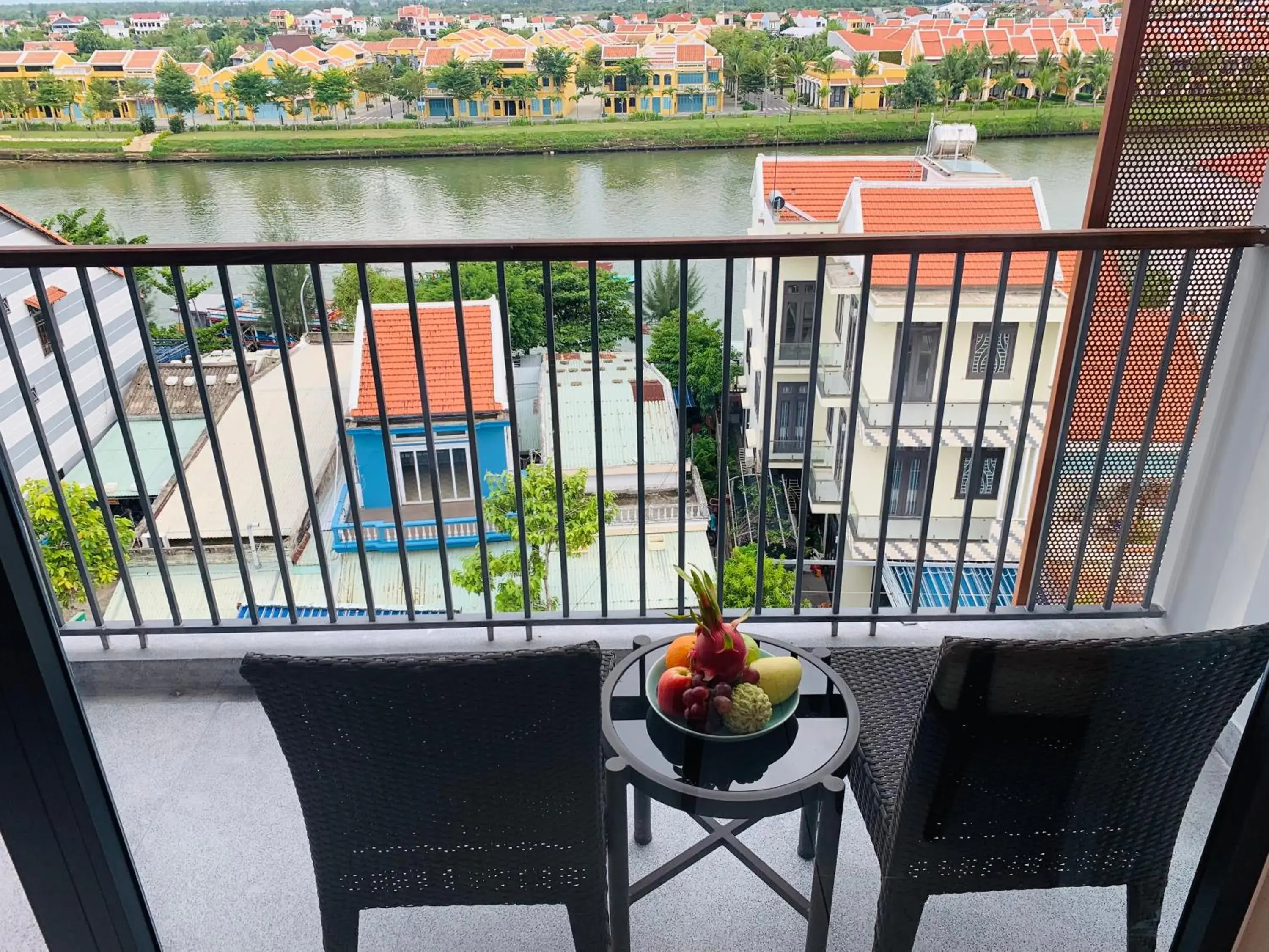 View (from property/room), Balcony/Terrace in Cozy An Boutique Hoian Hotel & Spa