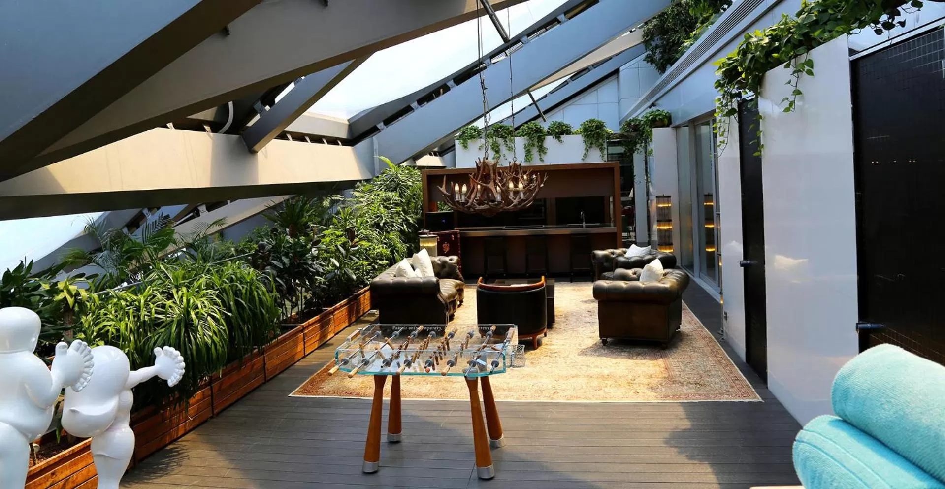 Balcony/Terrace in Hotel Éclat Beijing