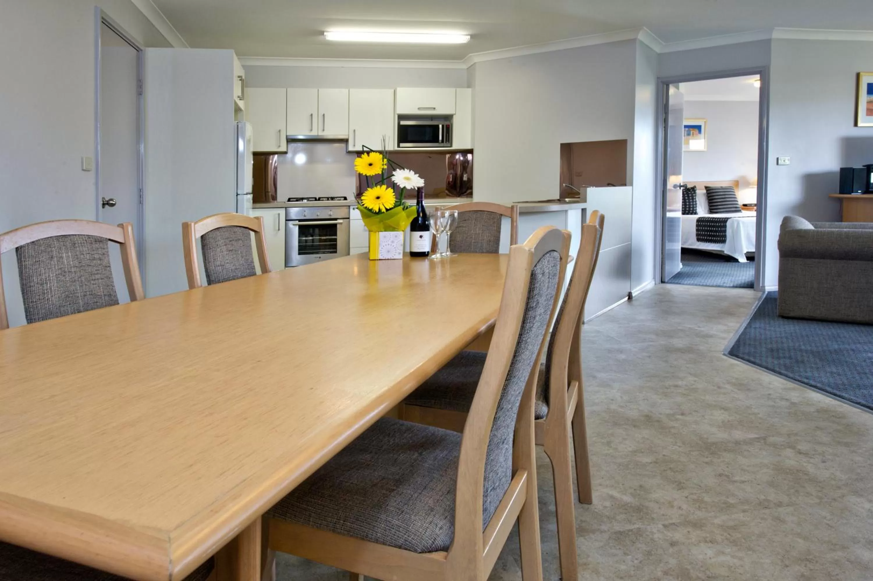 Seating area in Abbey Beach Resort
