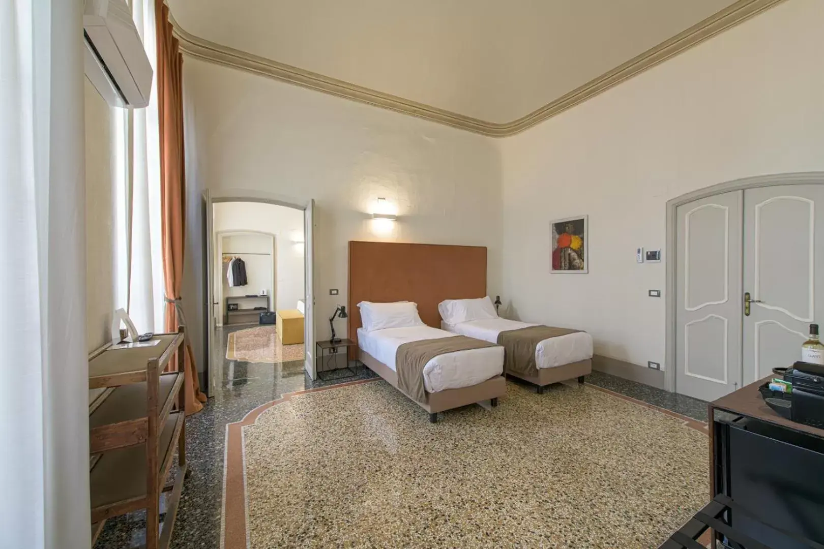 Bed in Palazzo Sertorio Suites