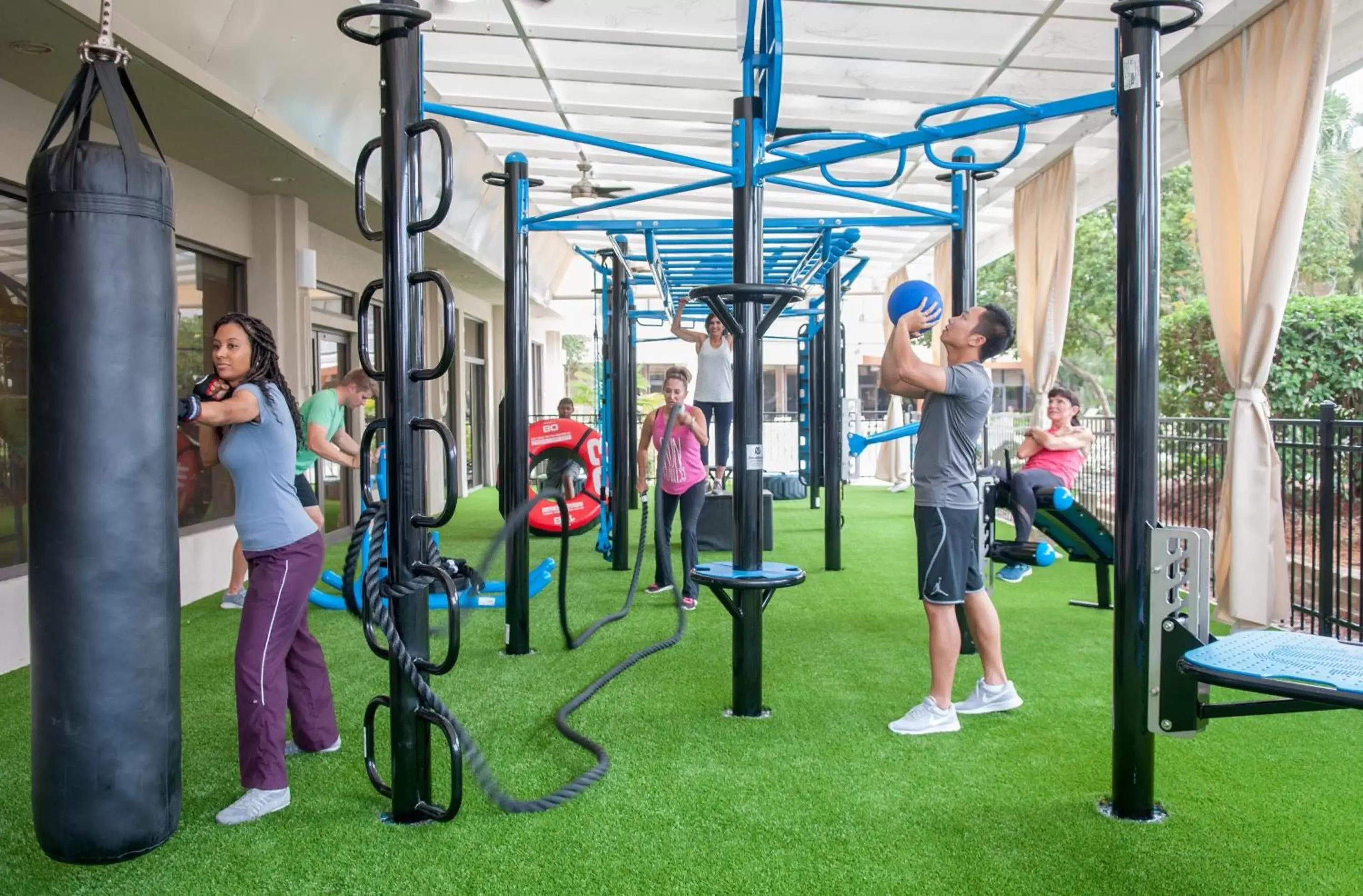 Fitness centre/facilities, Fitness Center/Facilities in Crowne Plaza Hotel Executive Center Baton Rouge, an IHG Hotel