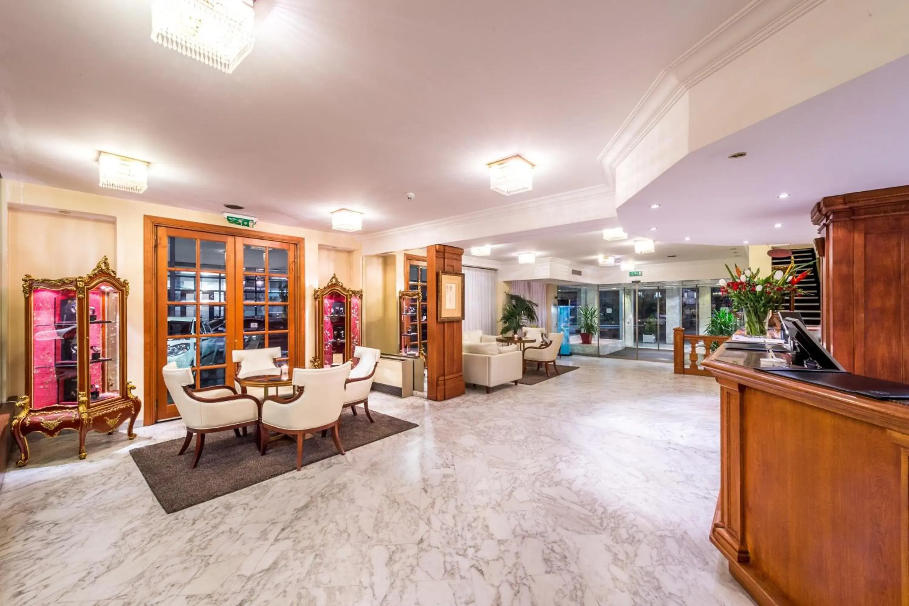 Lobby or reception in Hotel Century Lobby or reception in Hotel Century