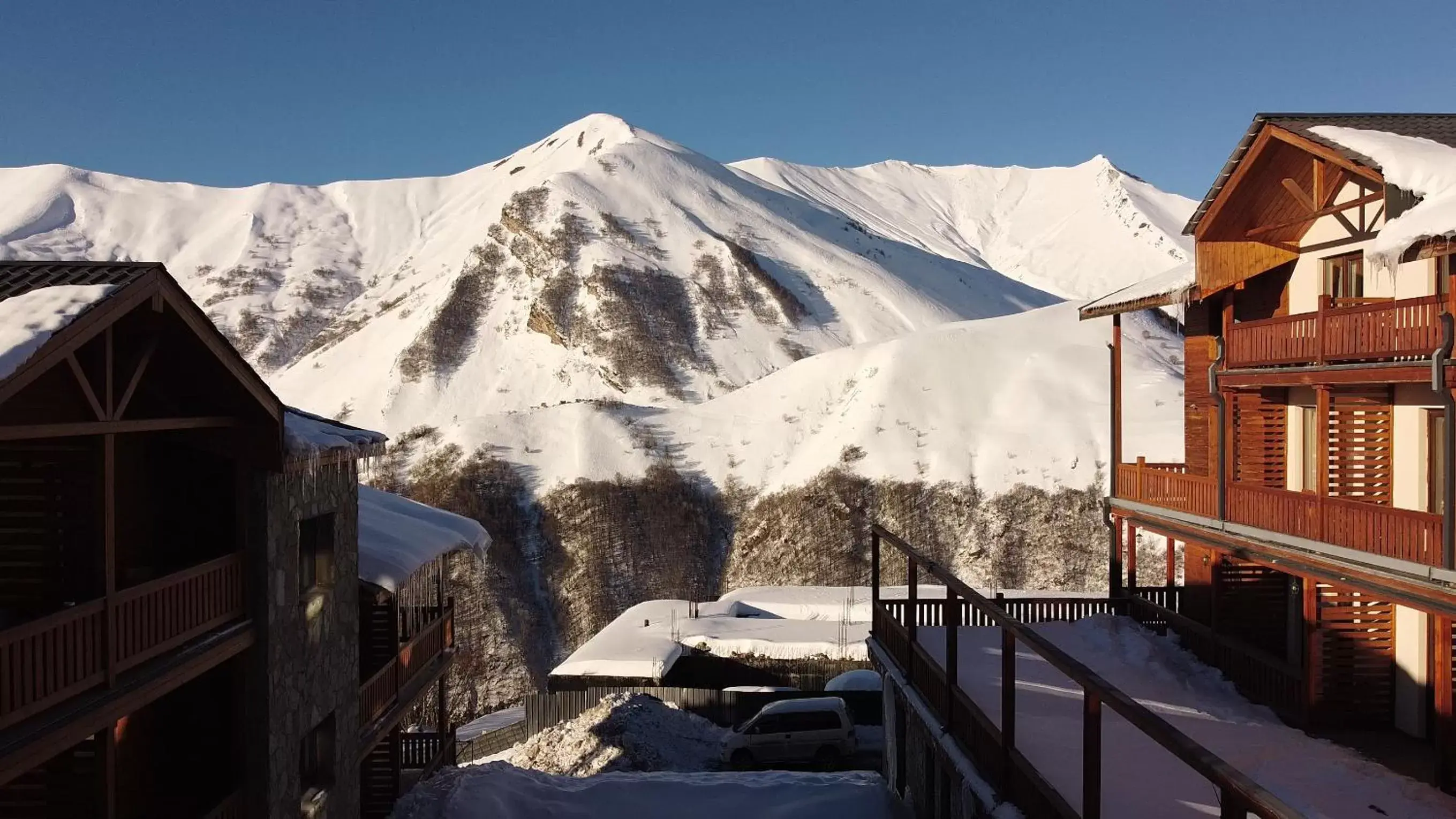 View (from property/room), Winter in Gudauri Inn