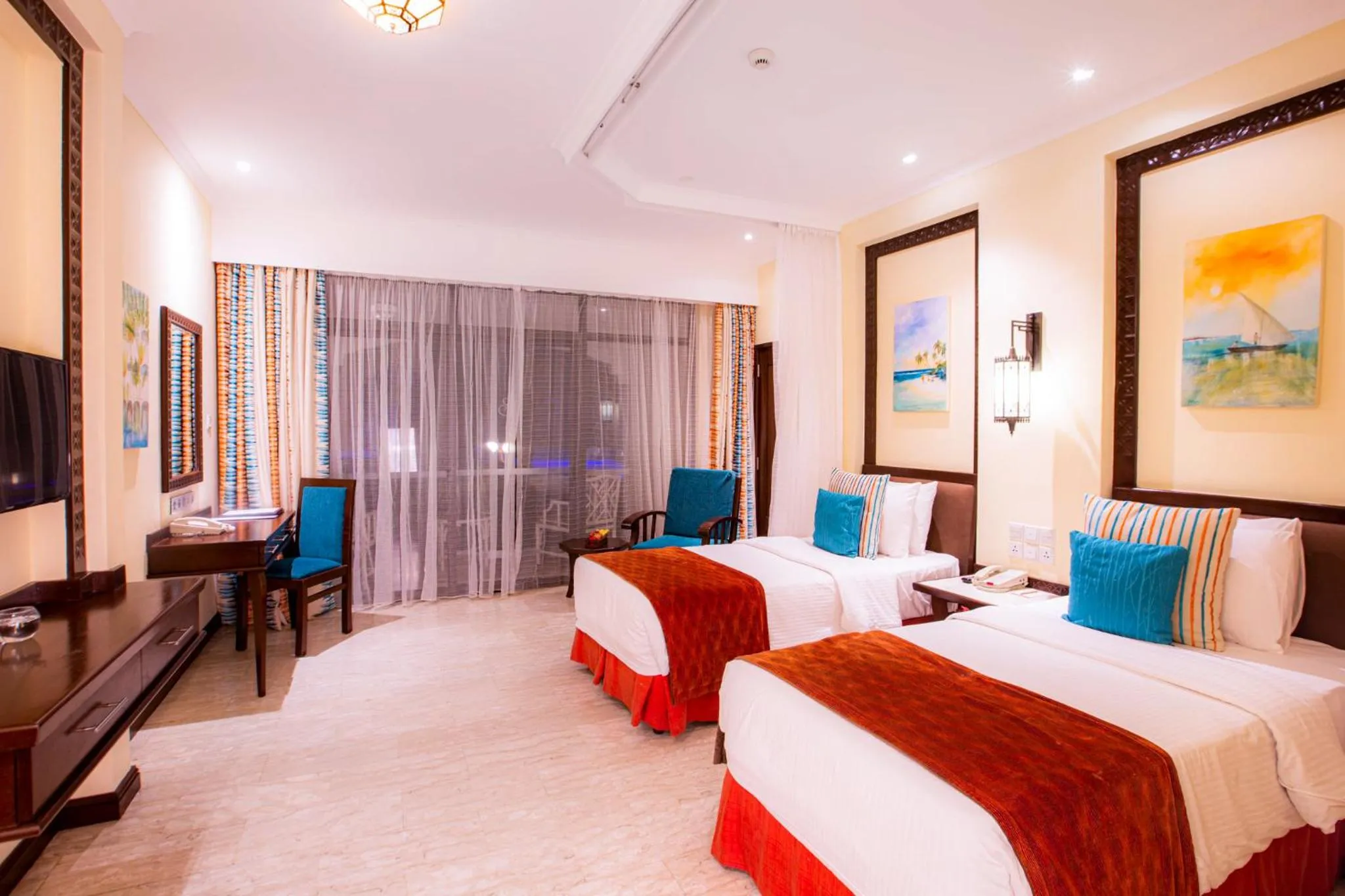 Garden Facing Twin Room in Sarova Whitesands Beach Resort & Spa, Mombasa