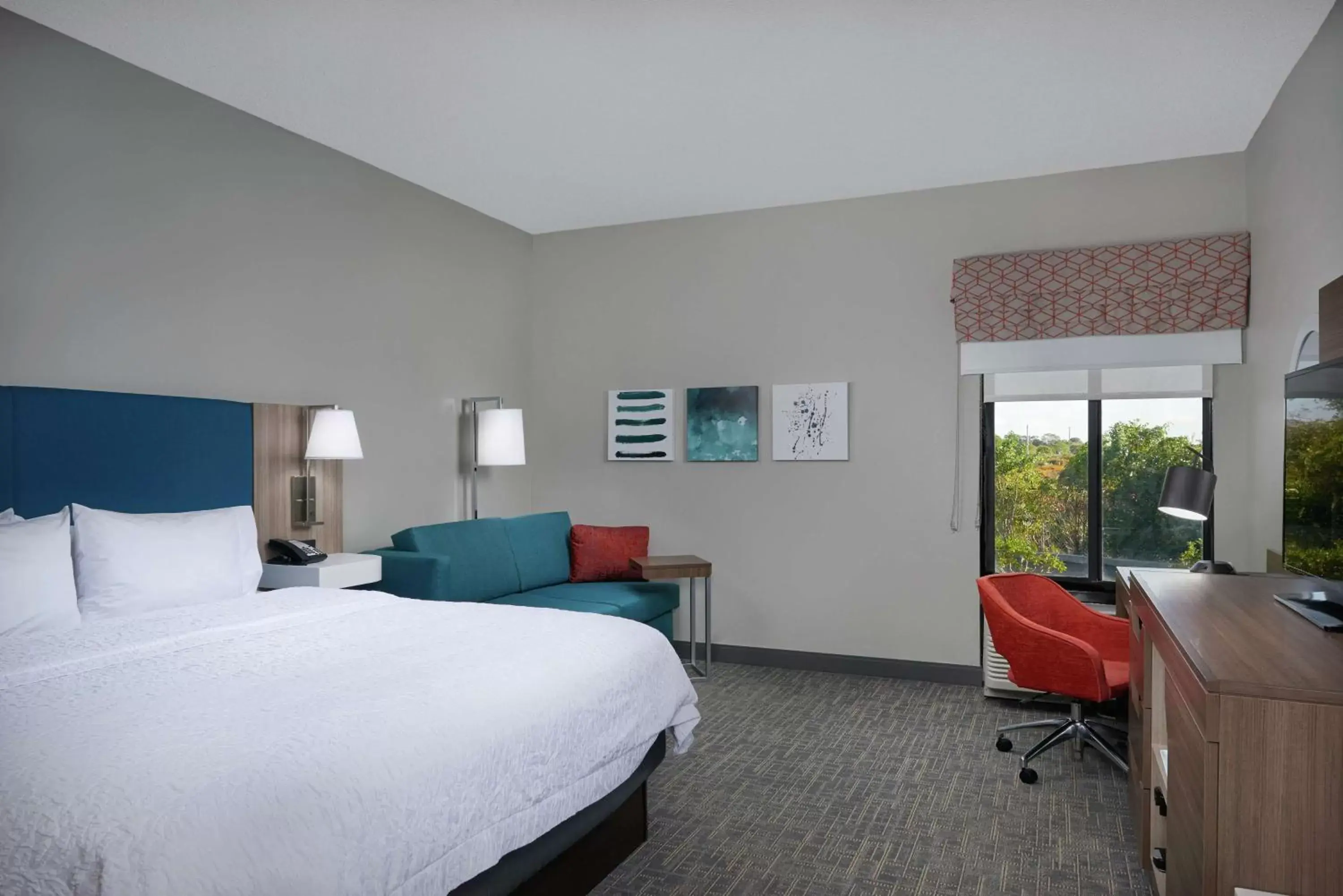 Bedroom, Bed in Hampton Inn Juno Beach Bedroom, Bed in Hampton Inn Juno Beach