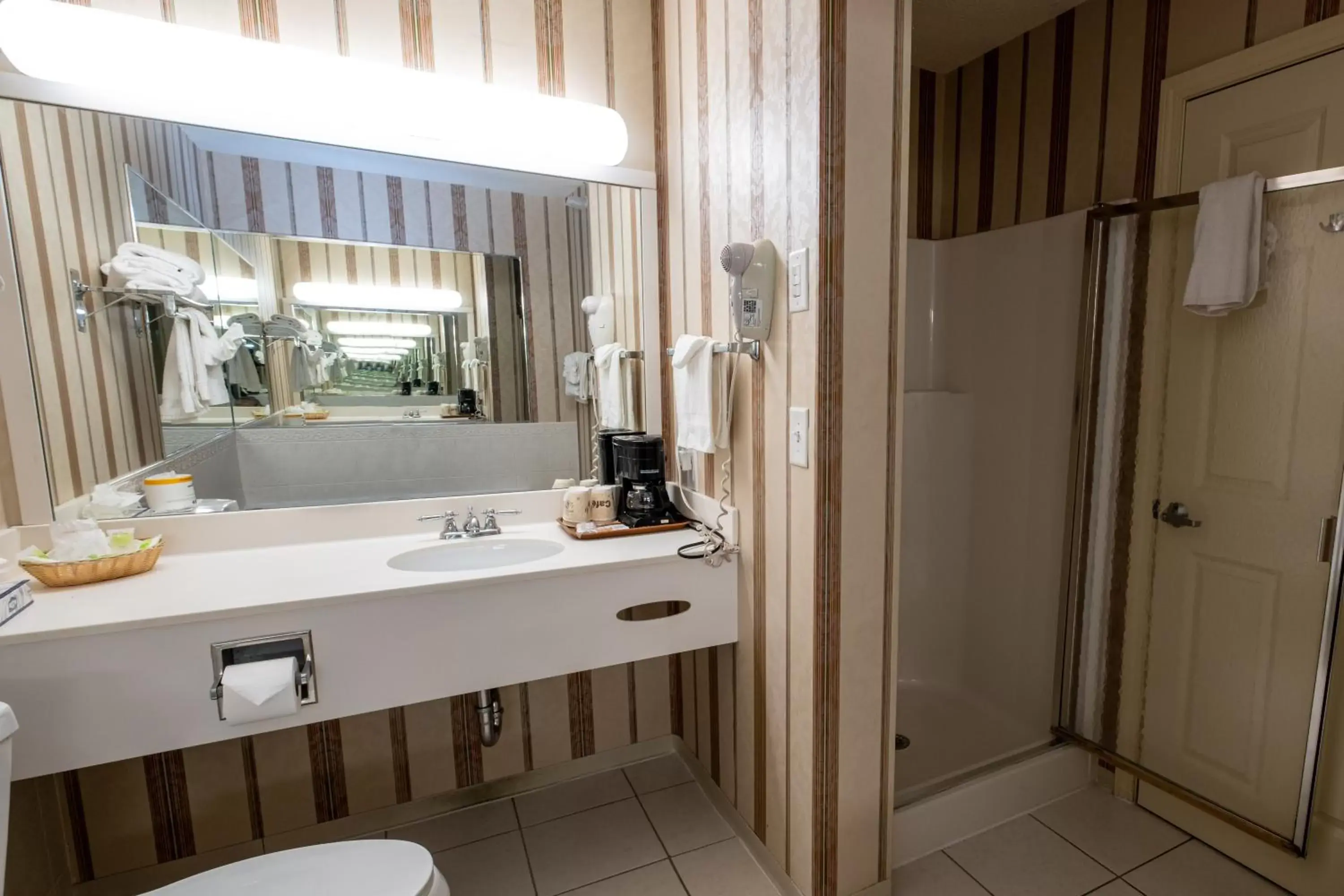 Bathroom in Hilltop Inn & Suites - North Stonington