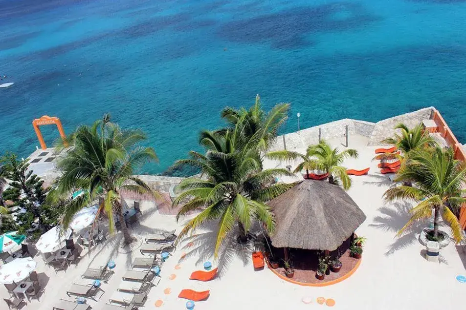 Pool View in Hotel Barracuda